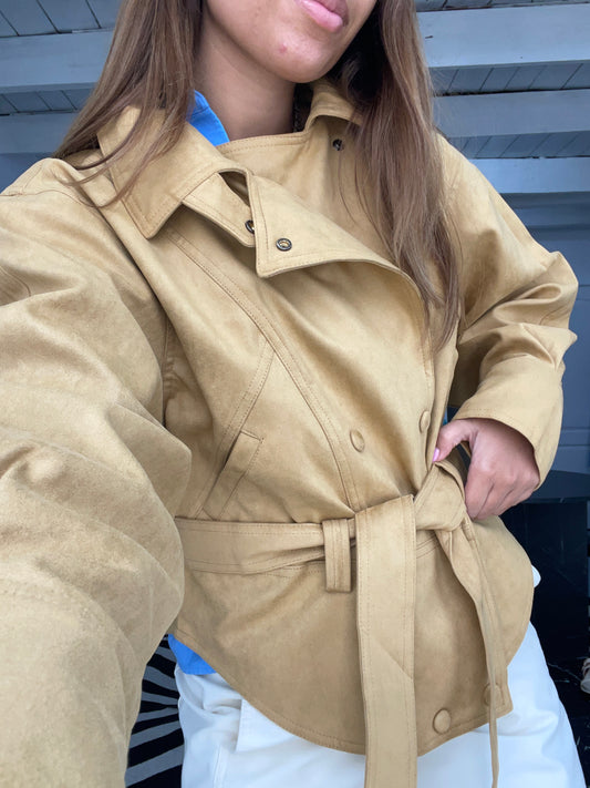 Casaco Tipo Camurça