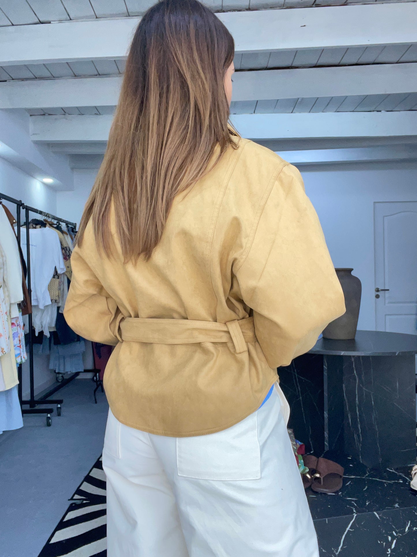 Casaco Tipo Camurça