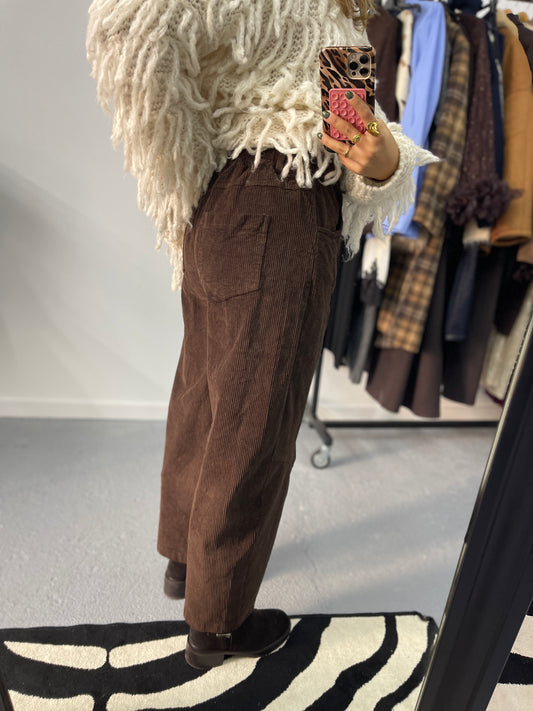 Calças Barrel Fit Bombazine