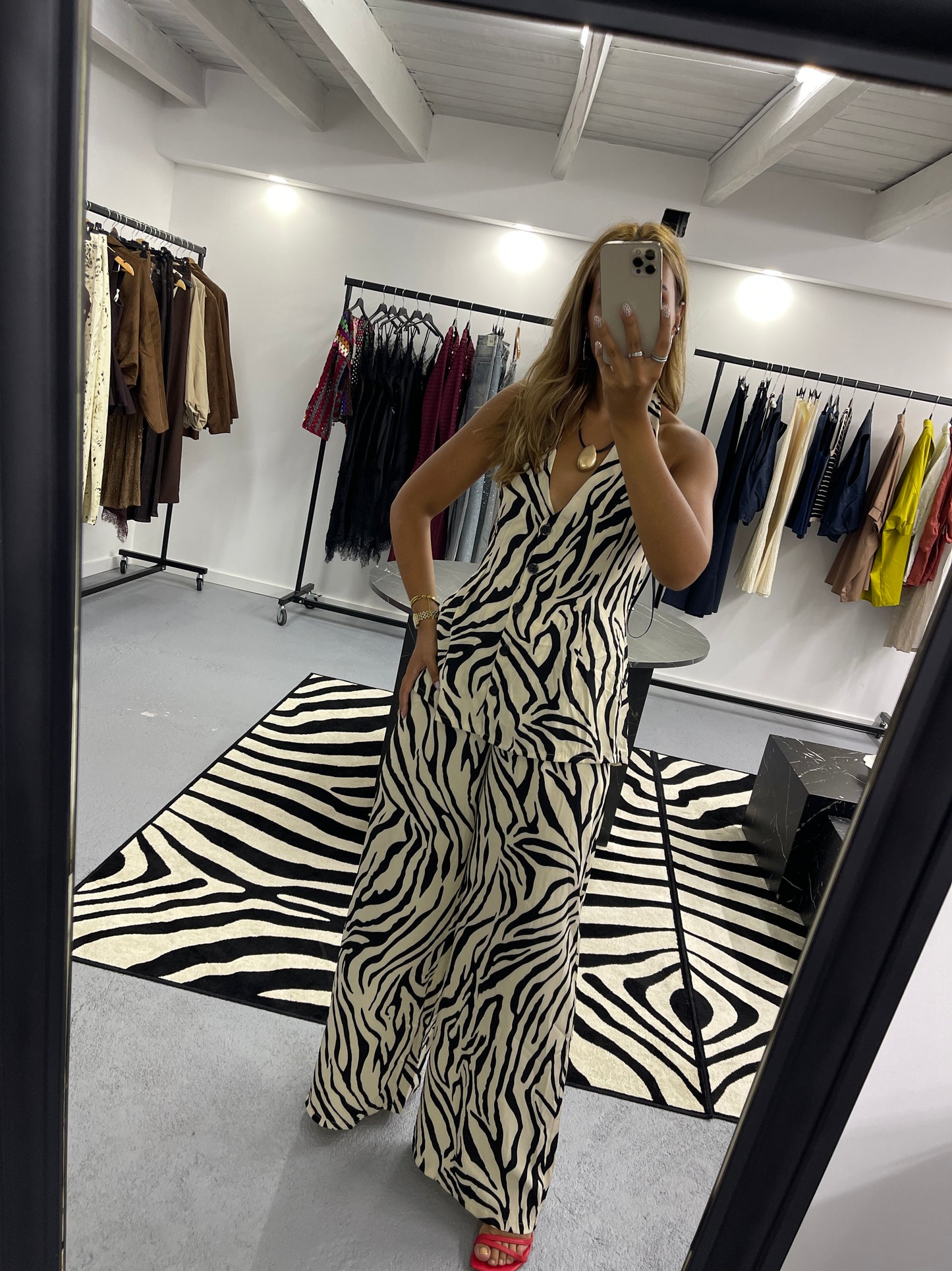 Conjunto Zebra Print