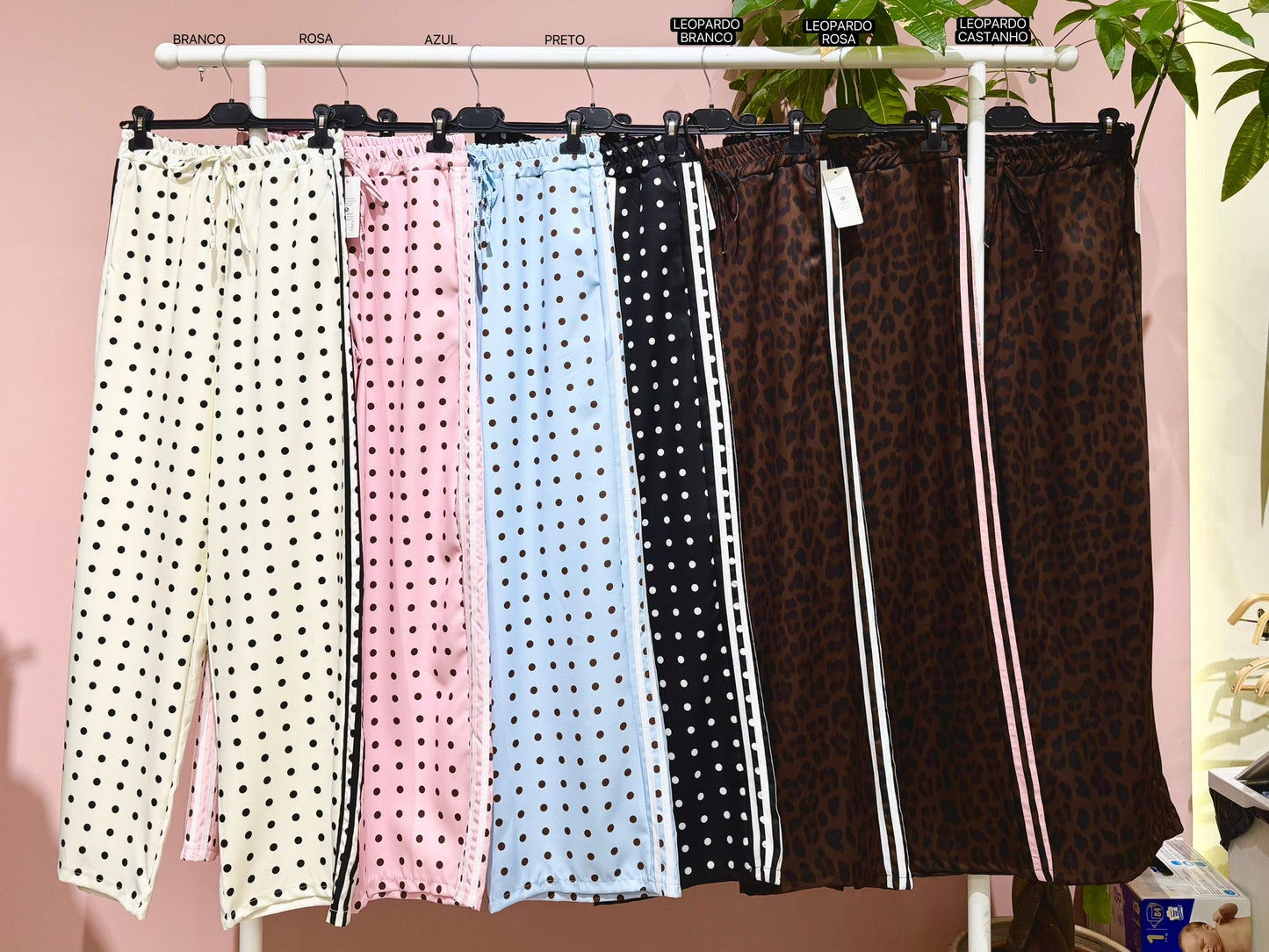 Calças Polka Dot (várias cores)