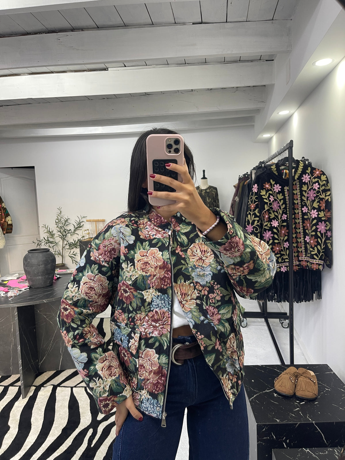 Bomber em Jacquard