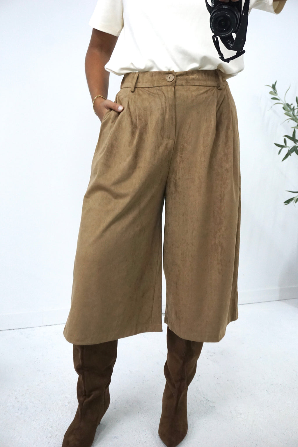Bermudas Pele Pêssego