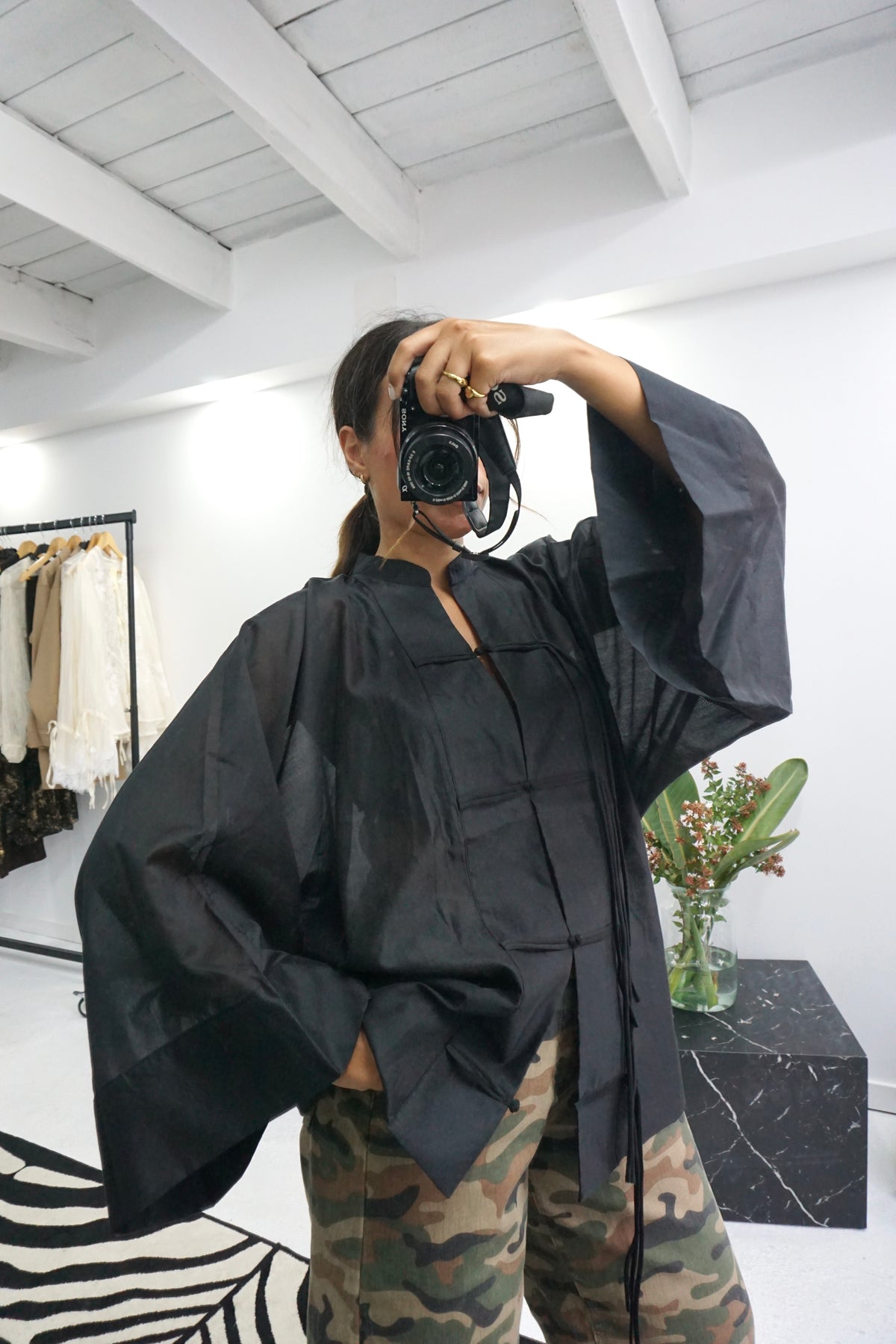 Blusa Estilo Asiático