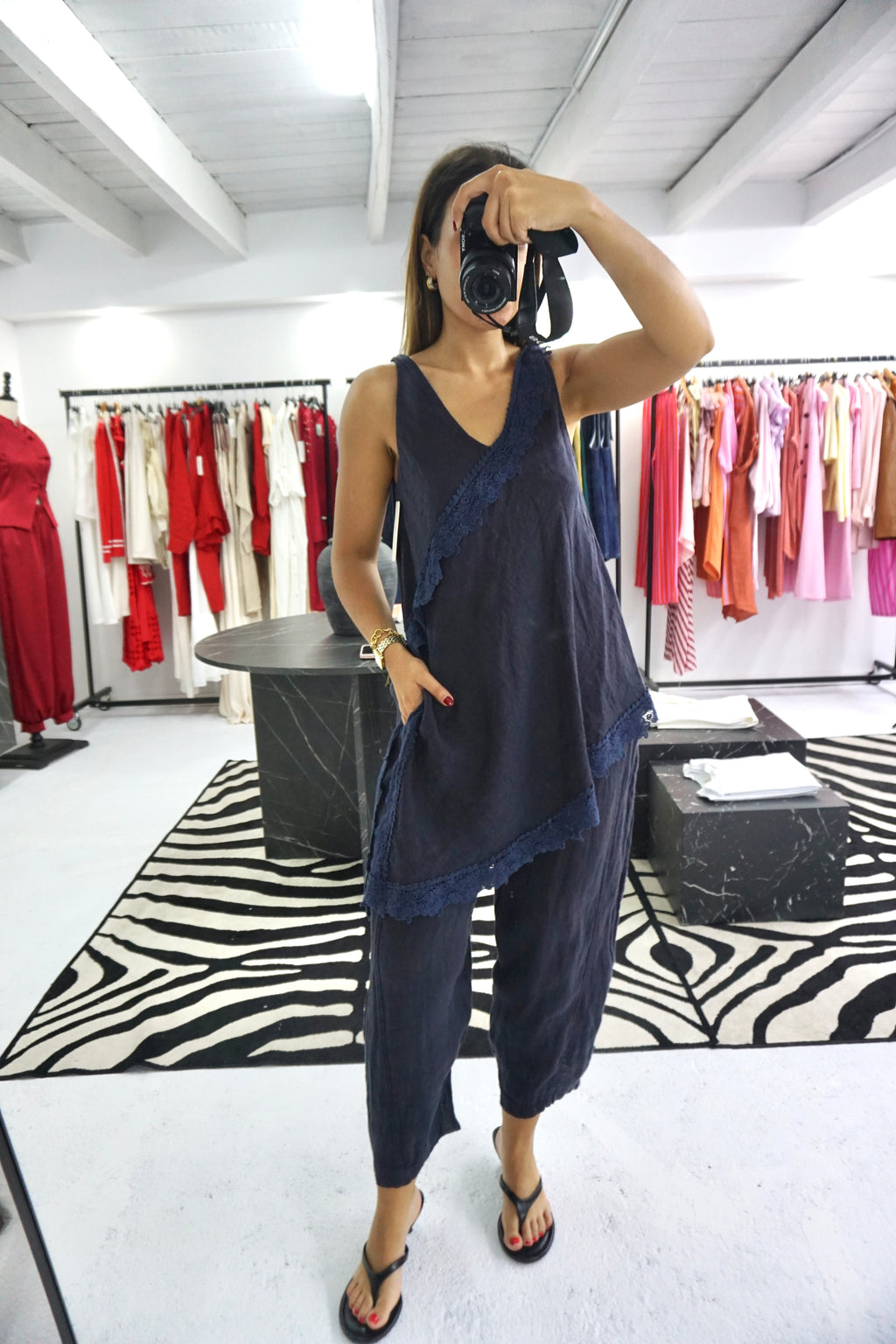 Conjunto 100% Linho