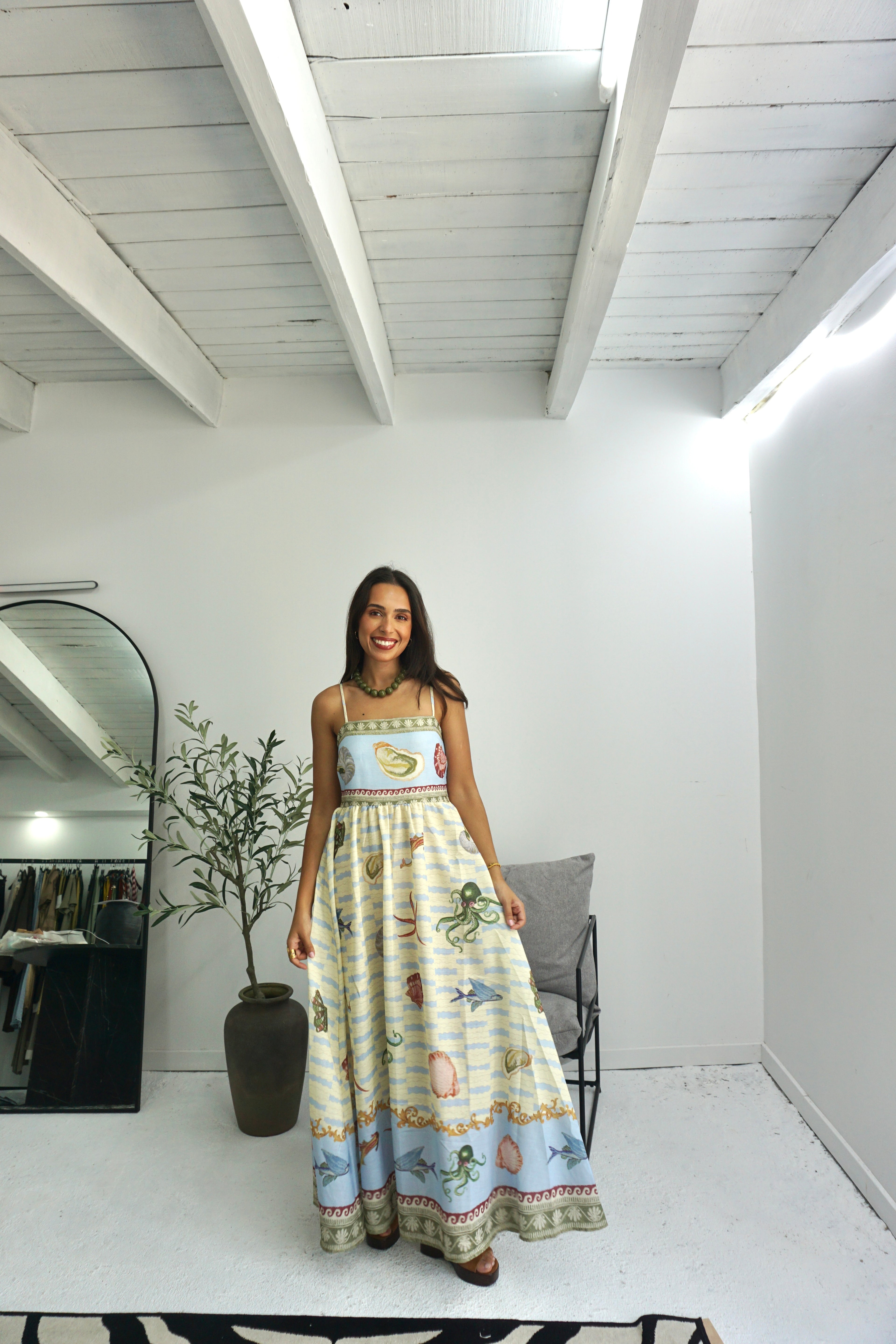Vestido em Algodão