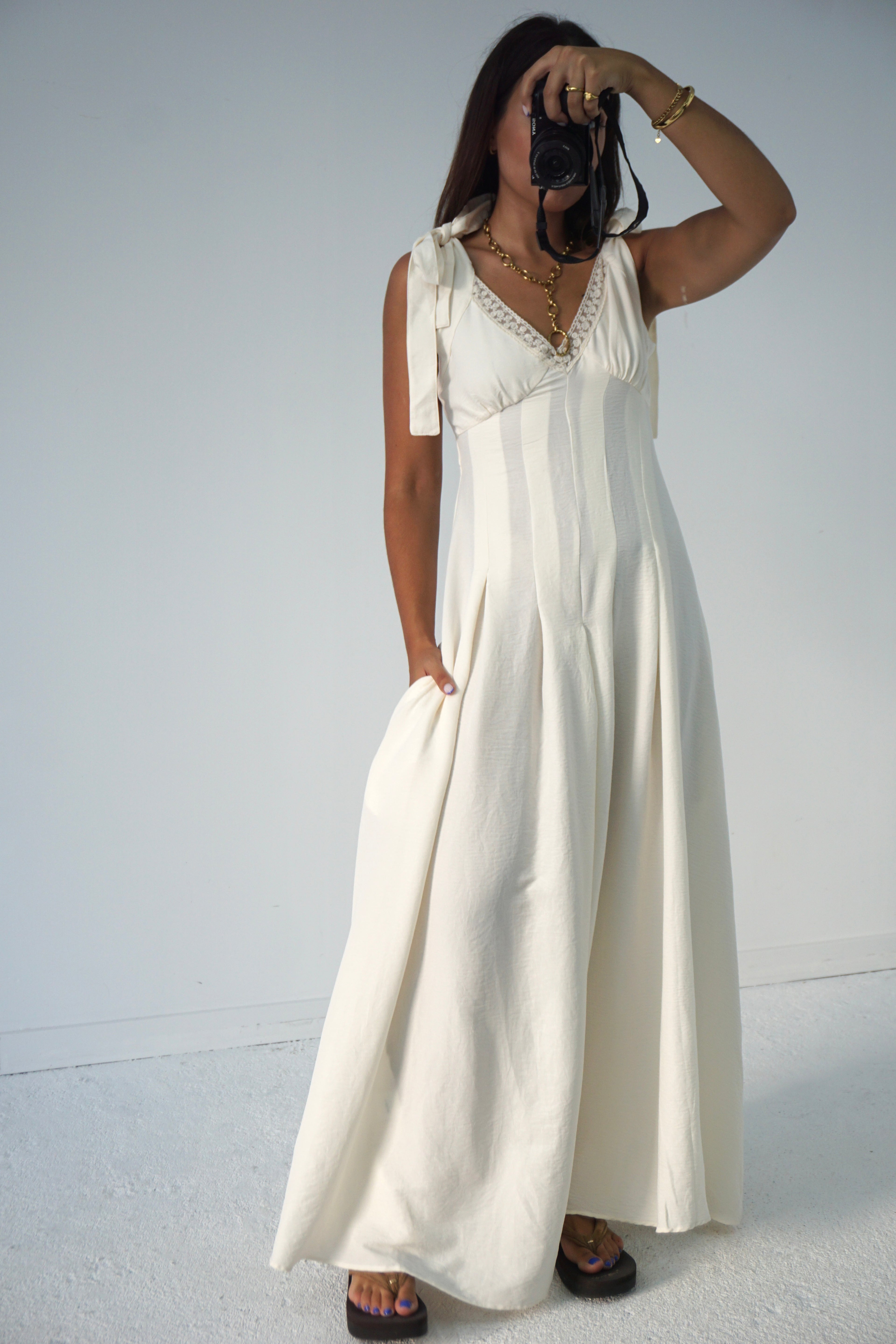 Vestido estilo Lingerie