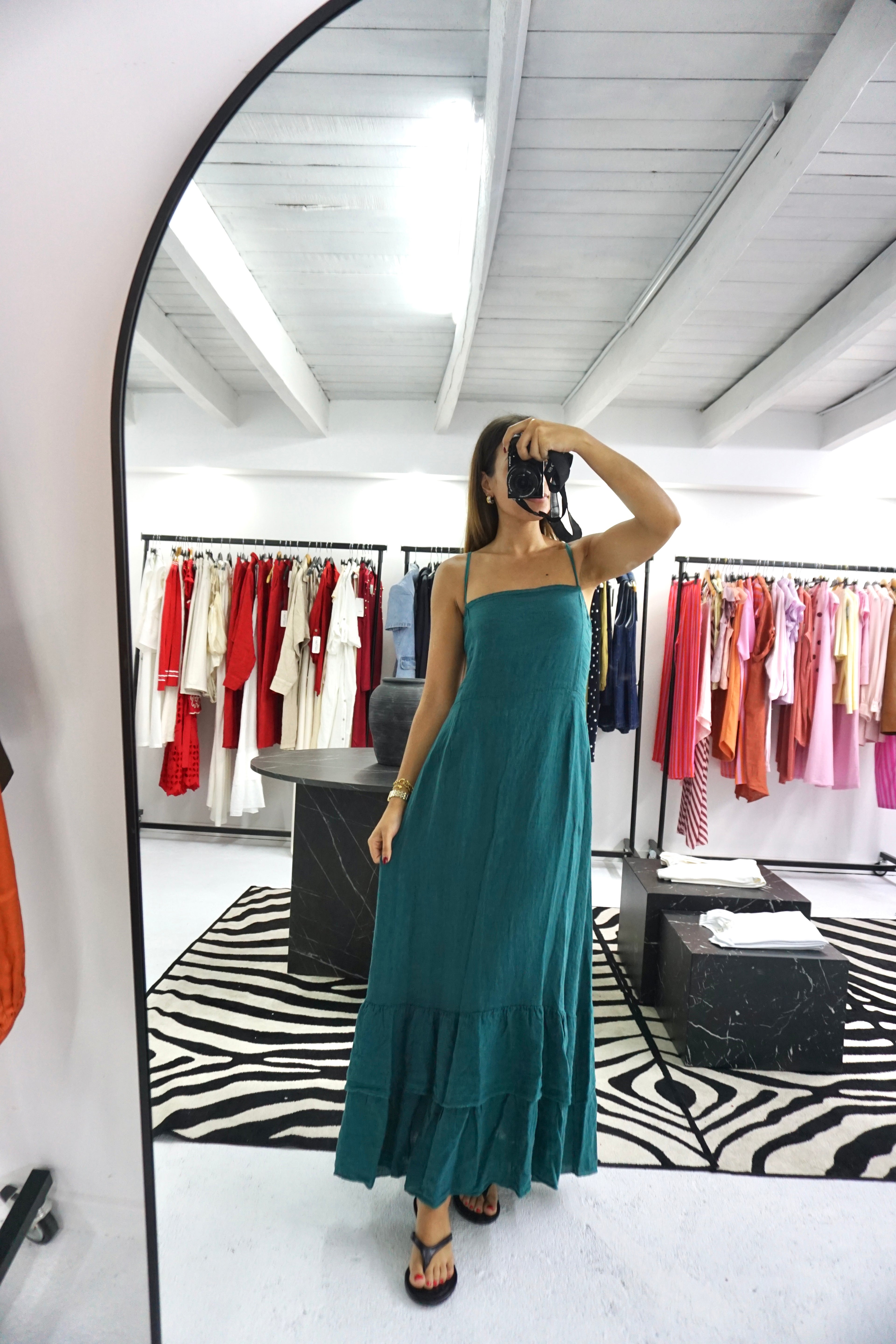 Vestido 100% linho