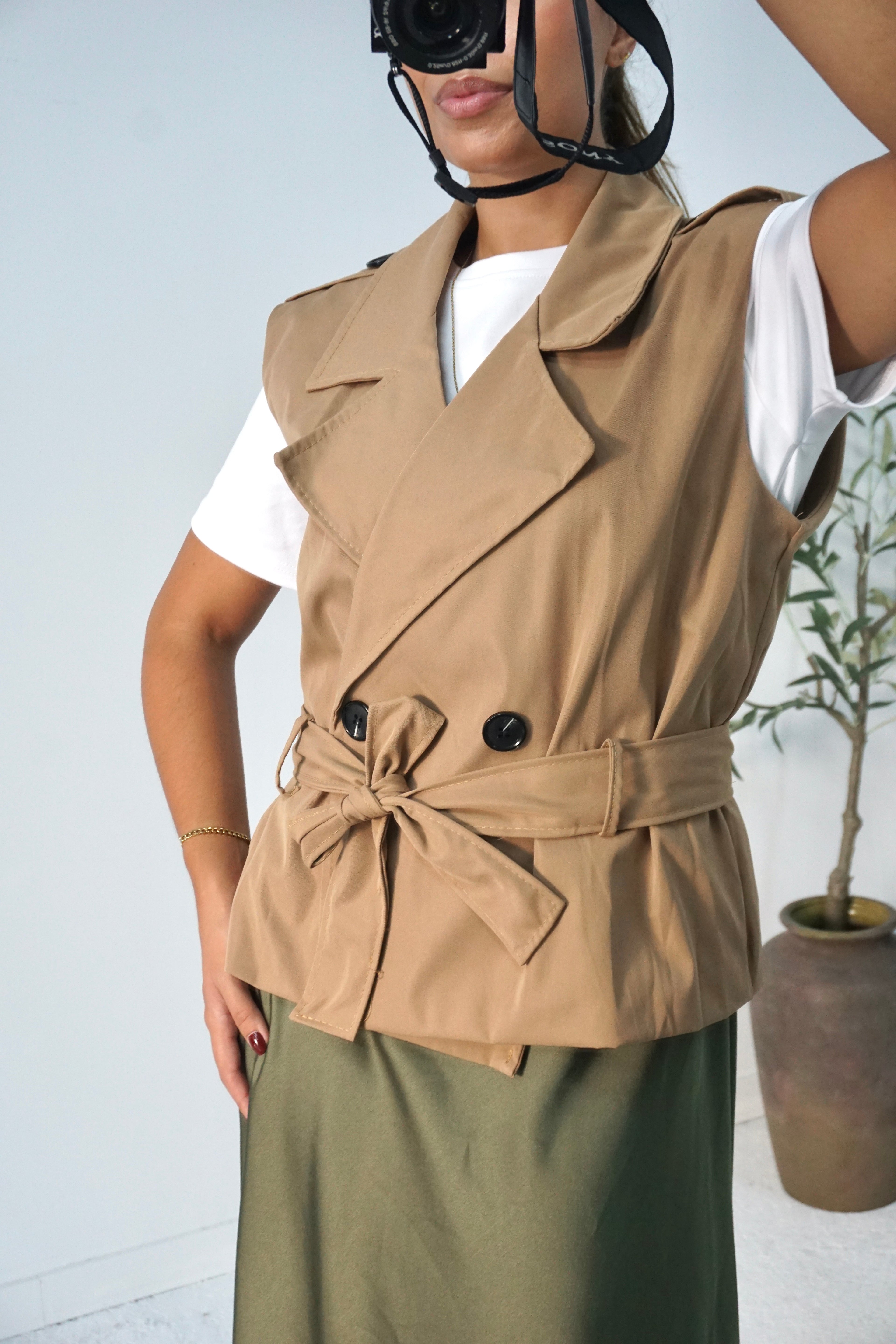 Colete estilo Trench