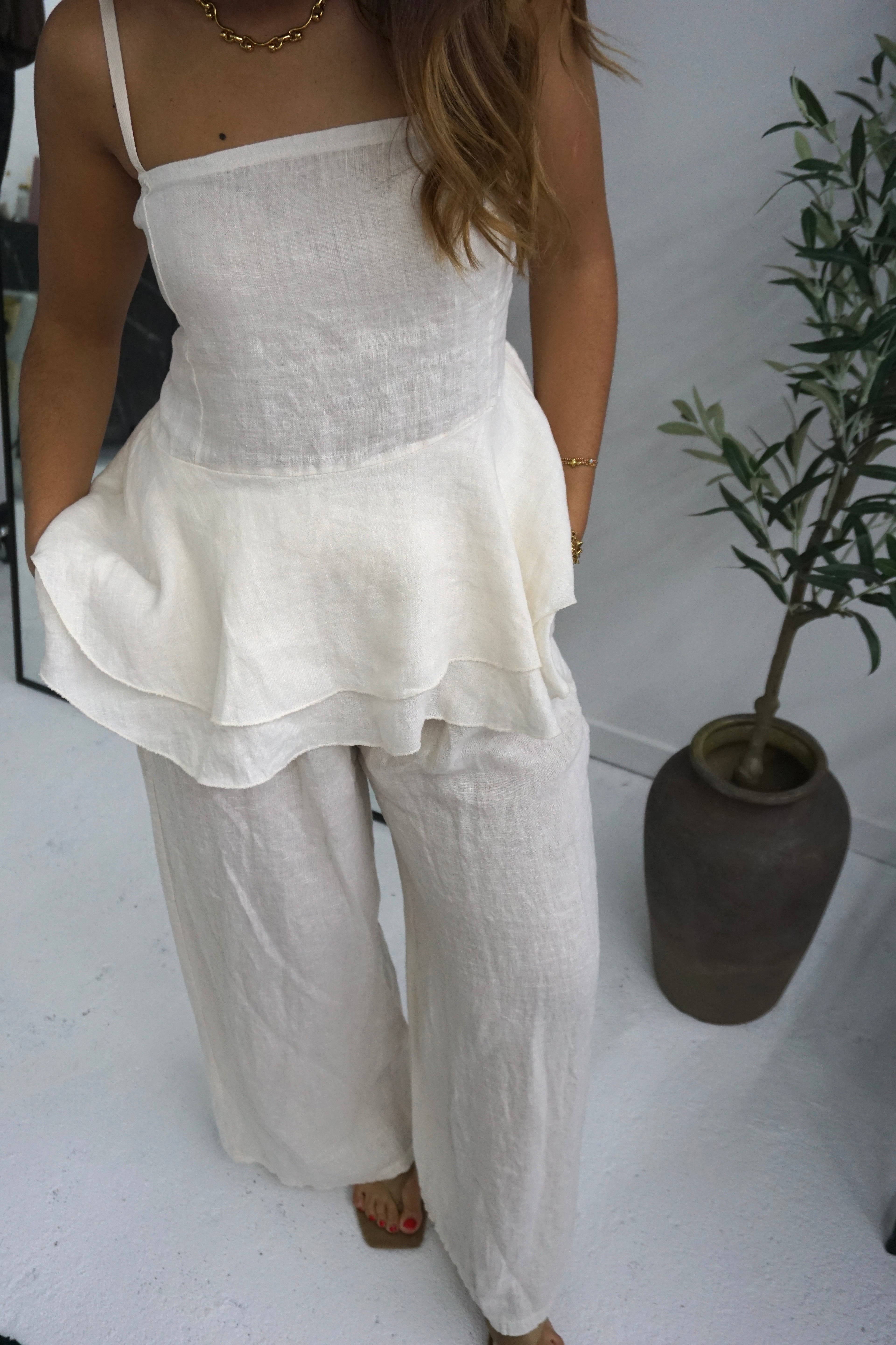 Conjunto 100% Linho
