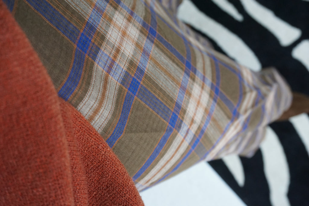Saia estampado Tartan