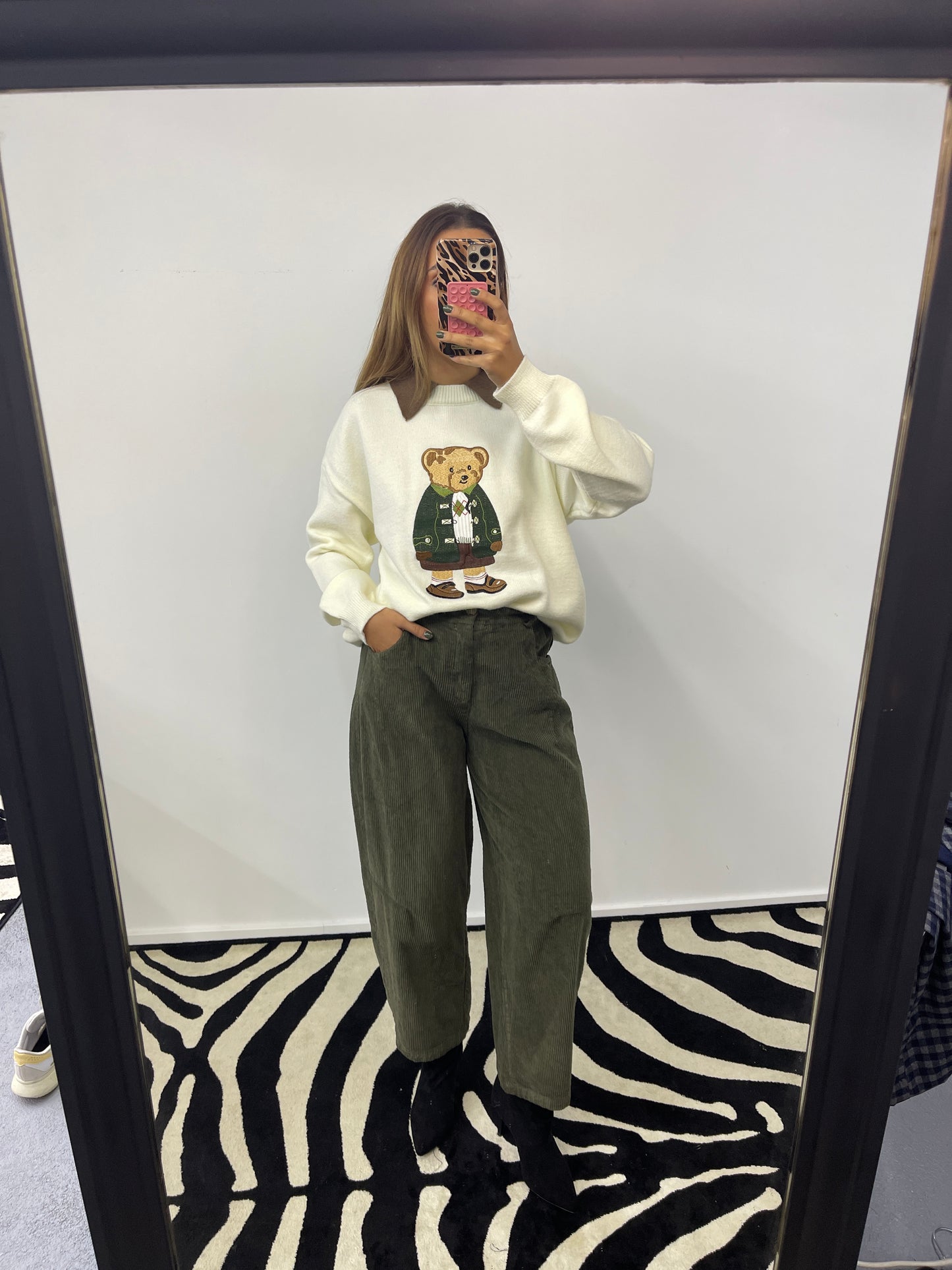 Calças Barrel Fit Bombazine