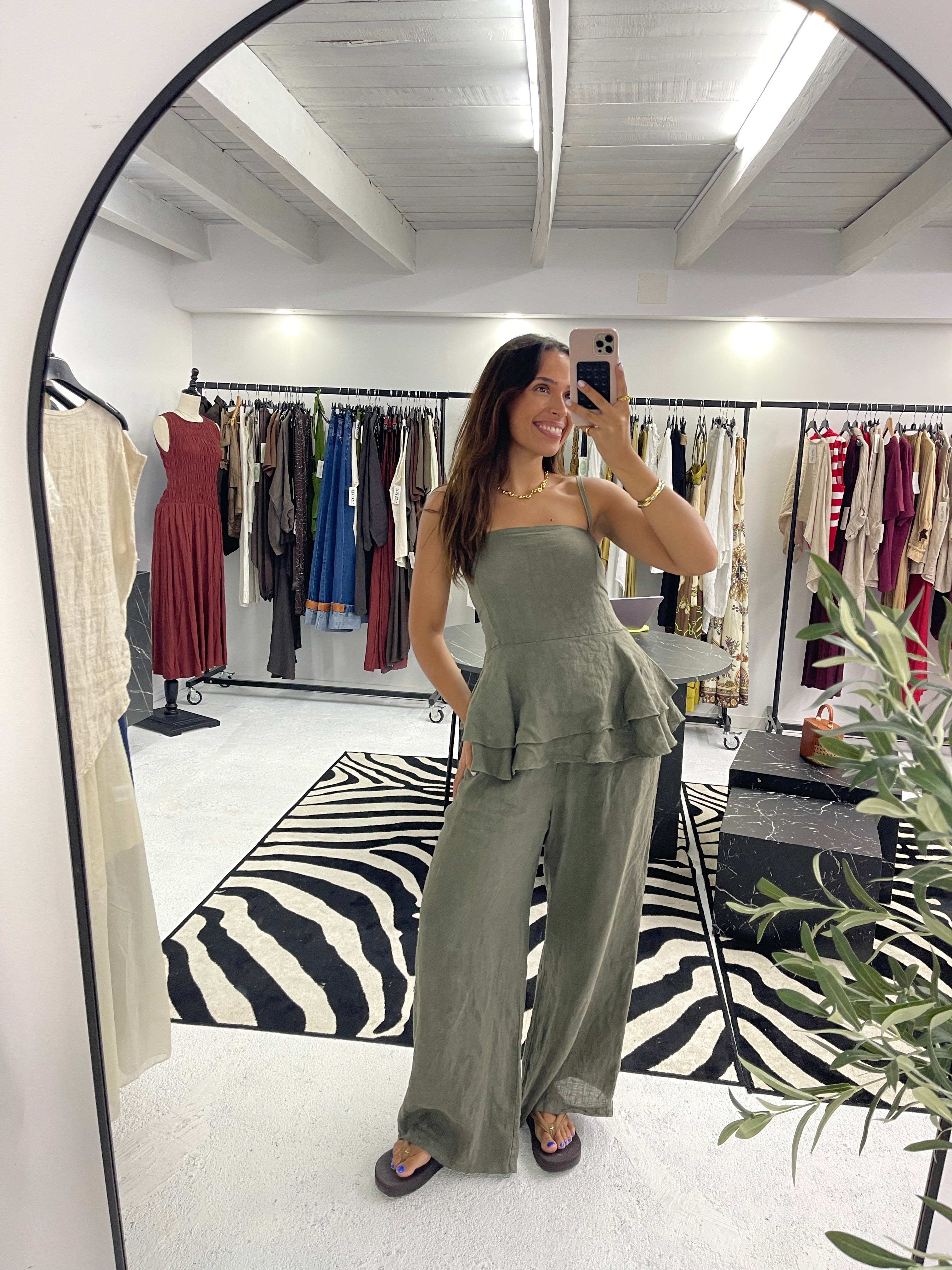 Conjunto 100% linho