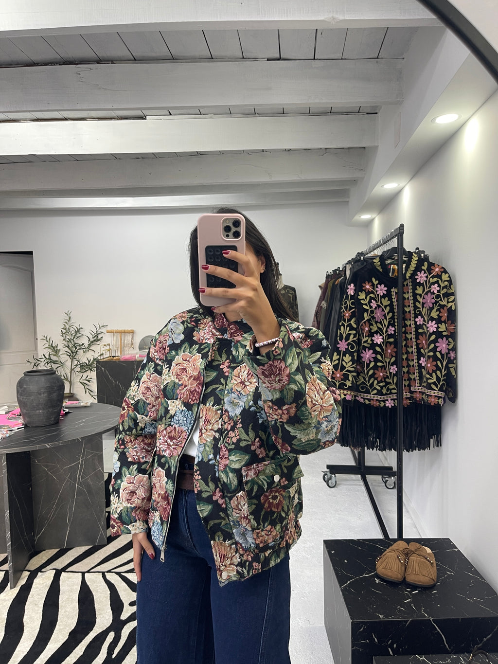 Bomber em Jacquard