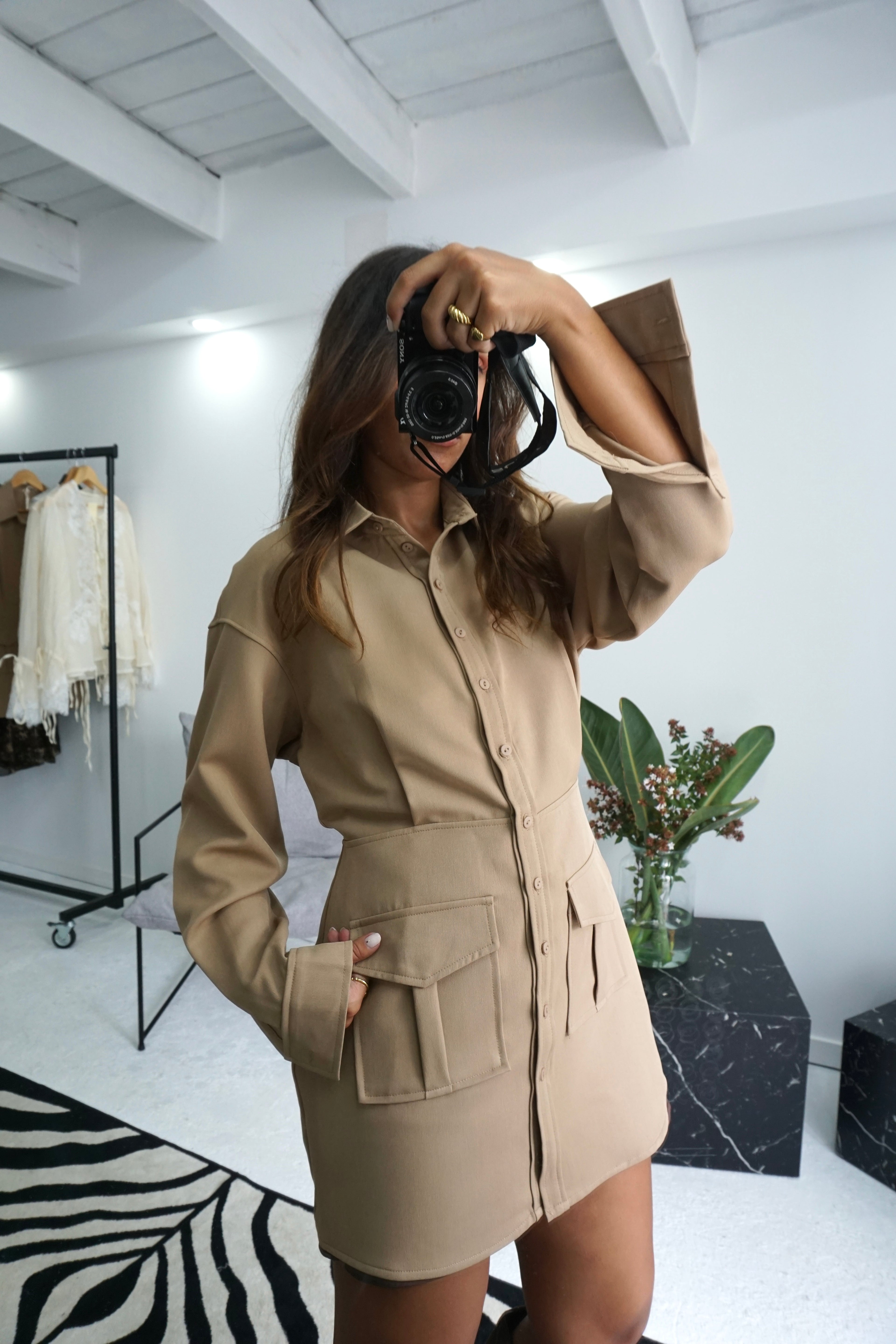 Vestido Estilo Utility