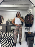 Floral Barrel Jeans