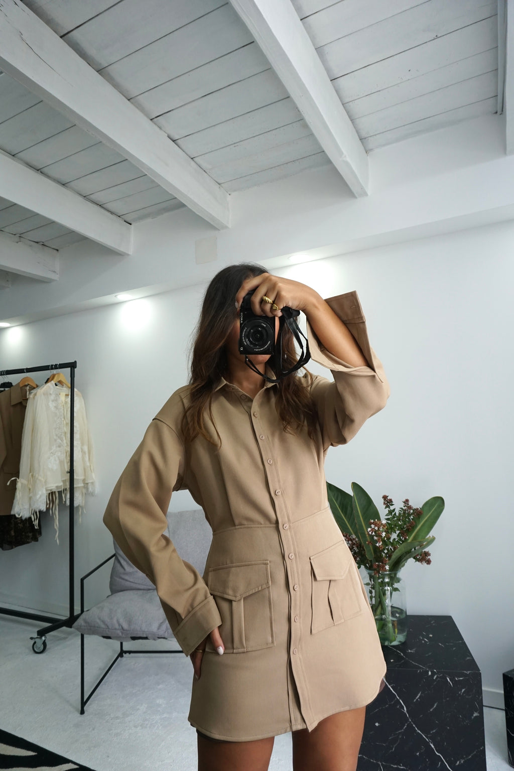 Vestido Estilo Utility