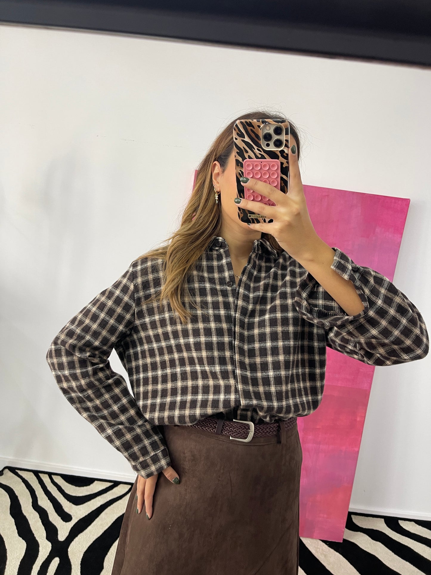 Camisa Flanela Oversized