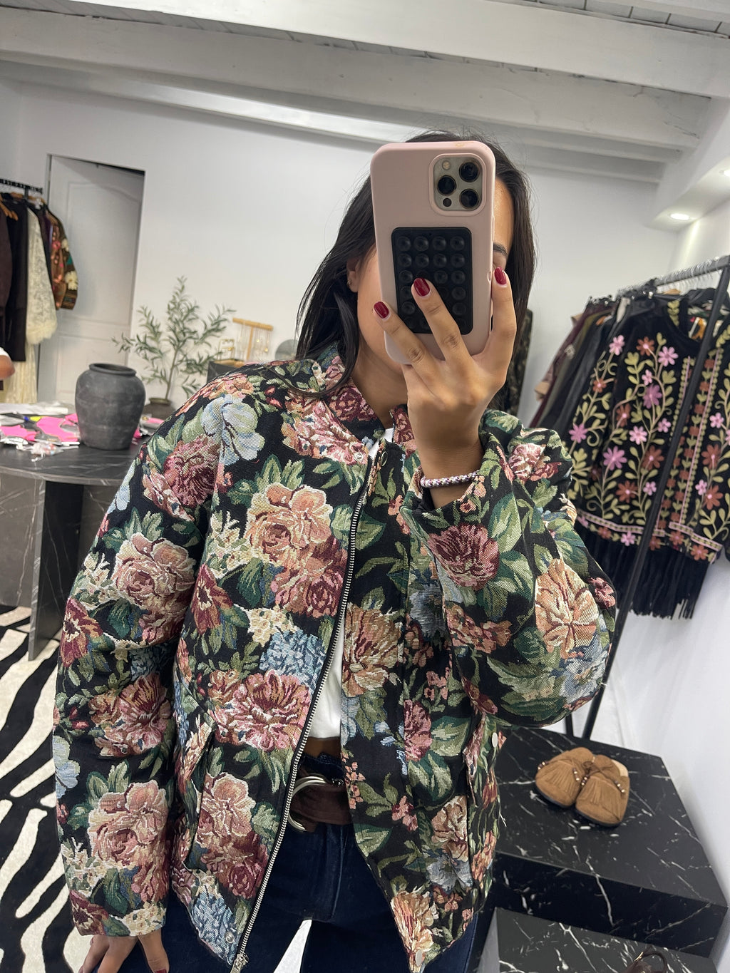 Bomber em Jacquard