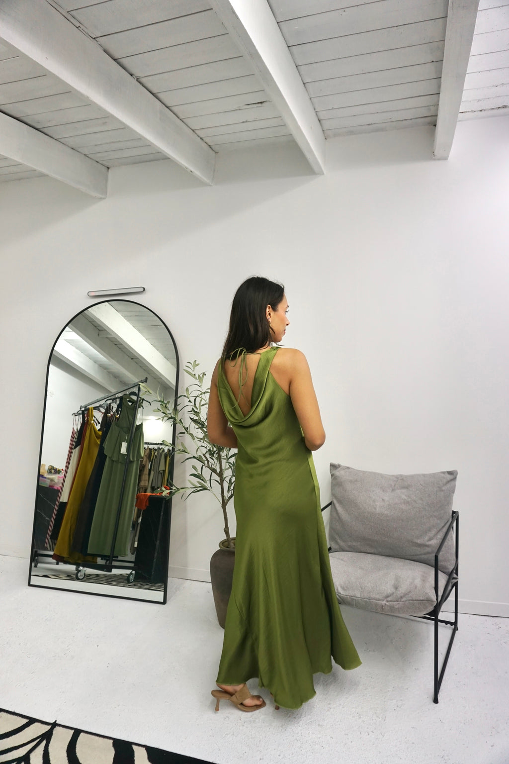 Vestido Cetim (4 cores)