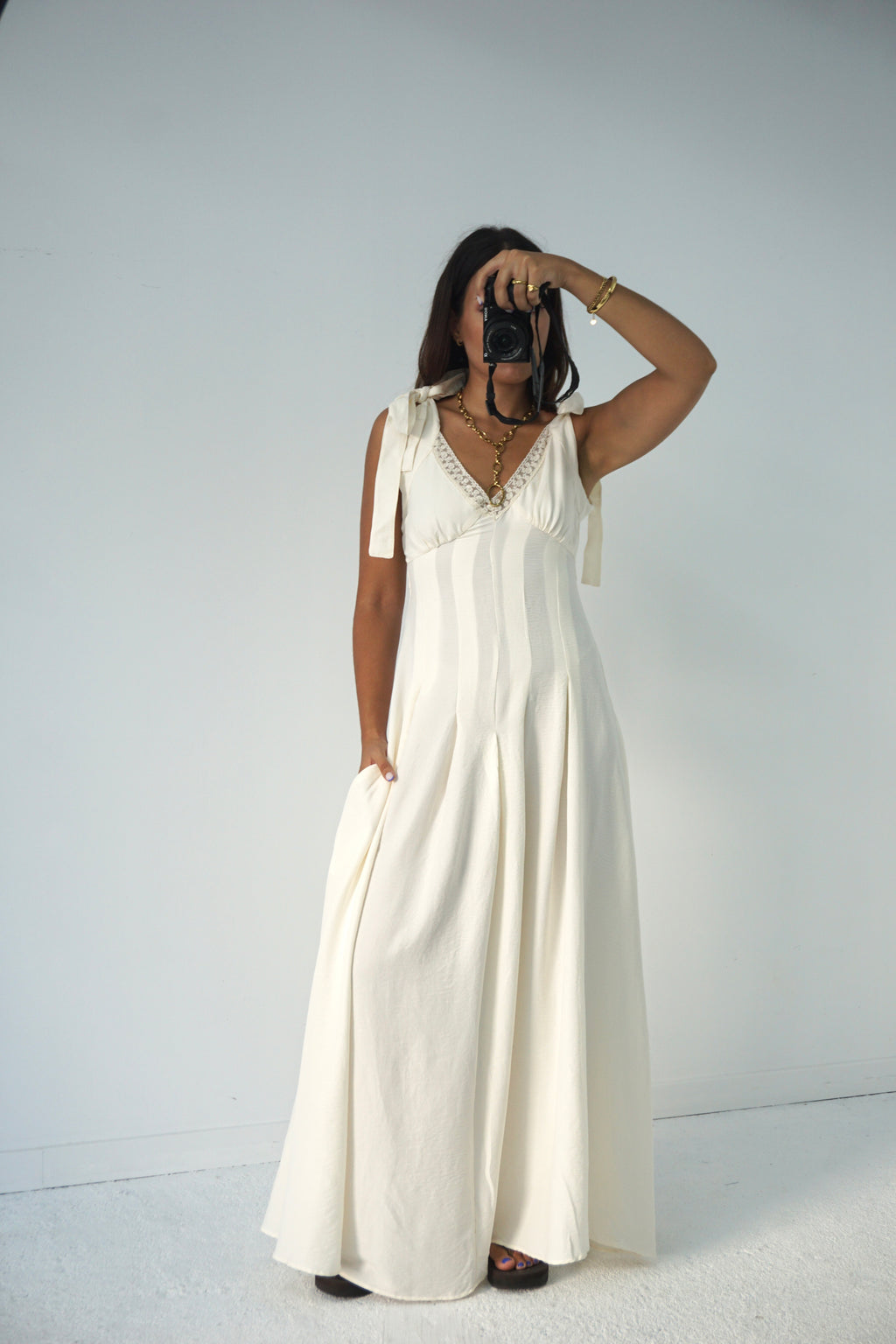 Vestido estilo Lingerie
