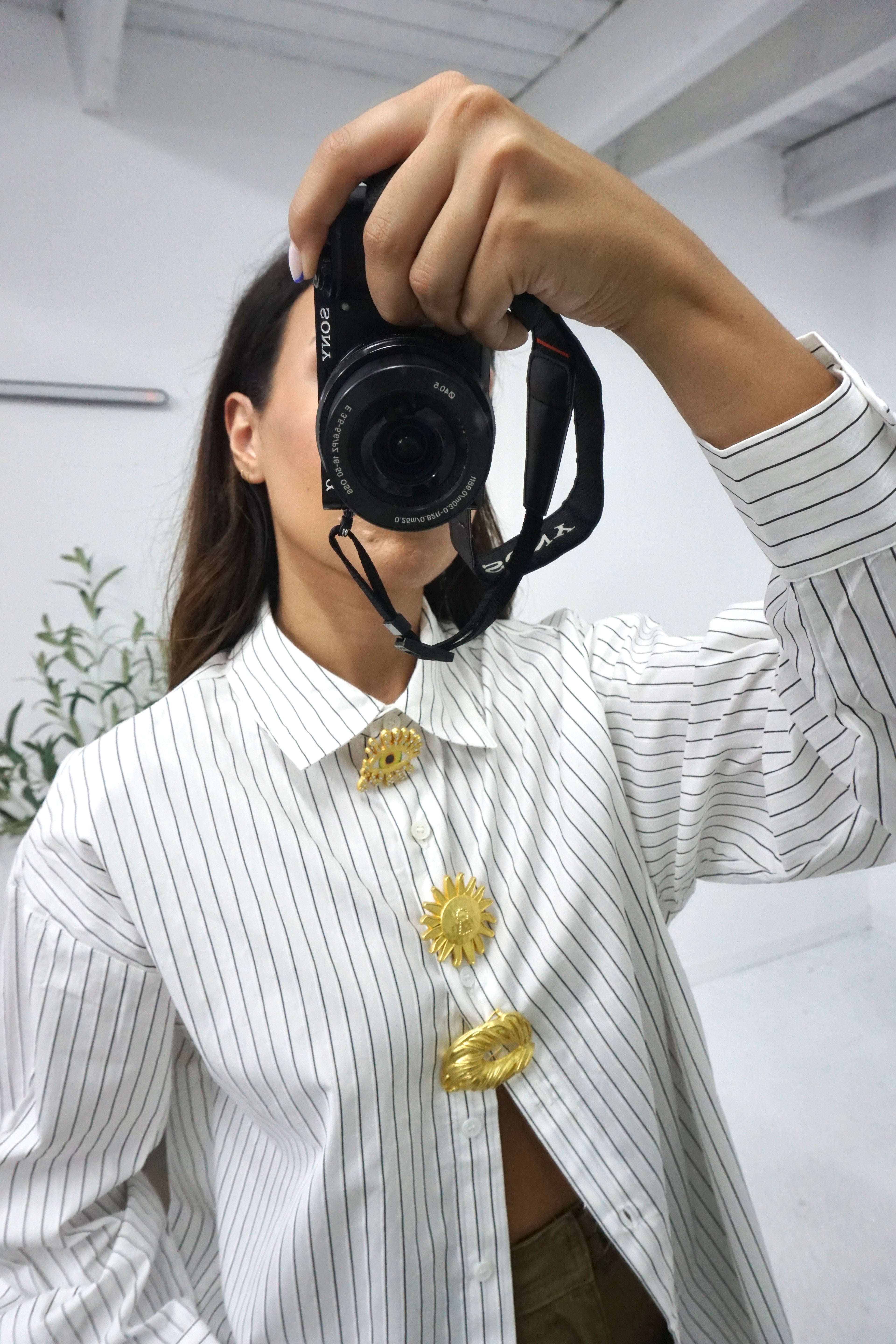 Camisa de riscas