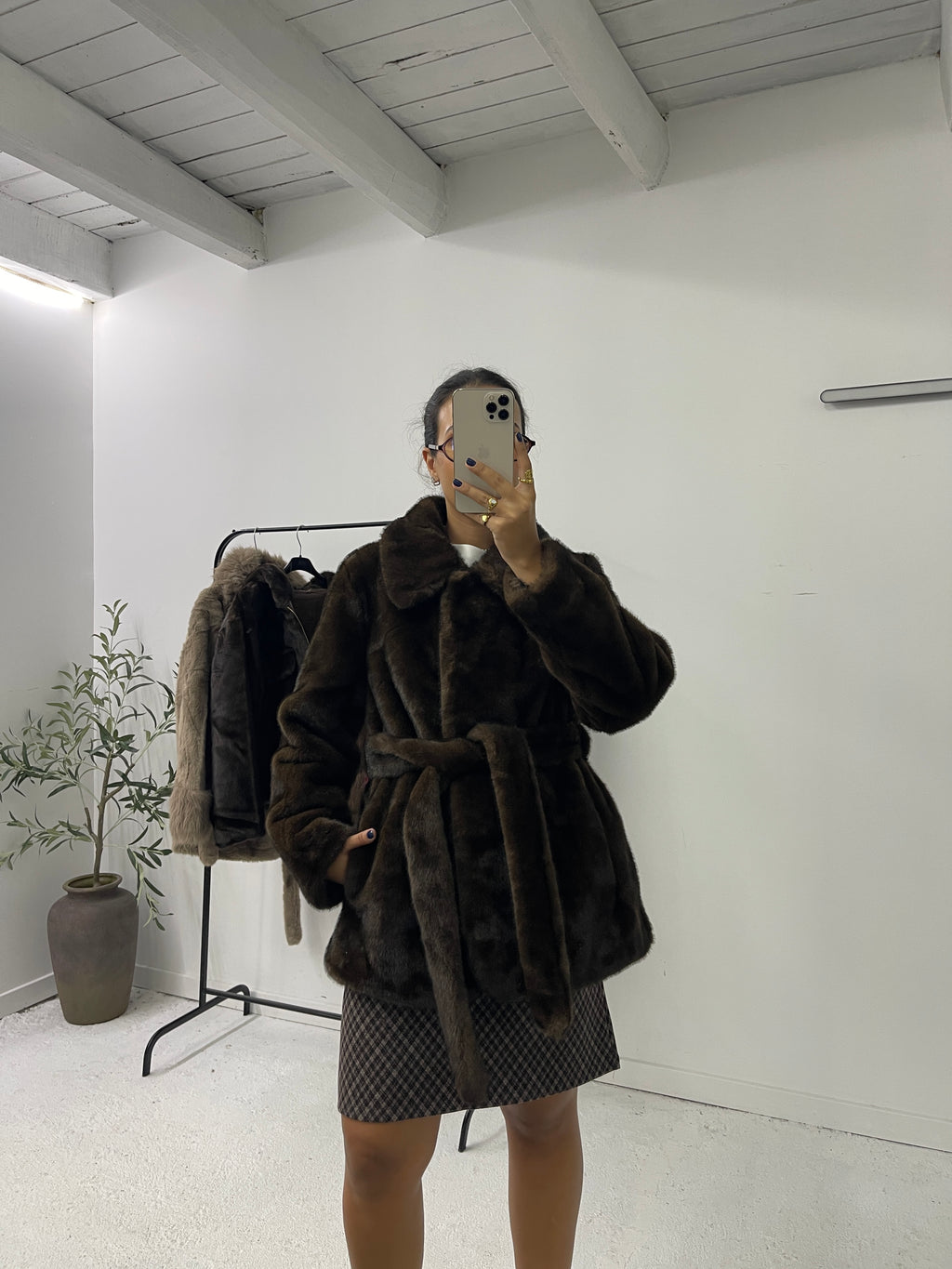 Casaco Faux Fur