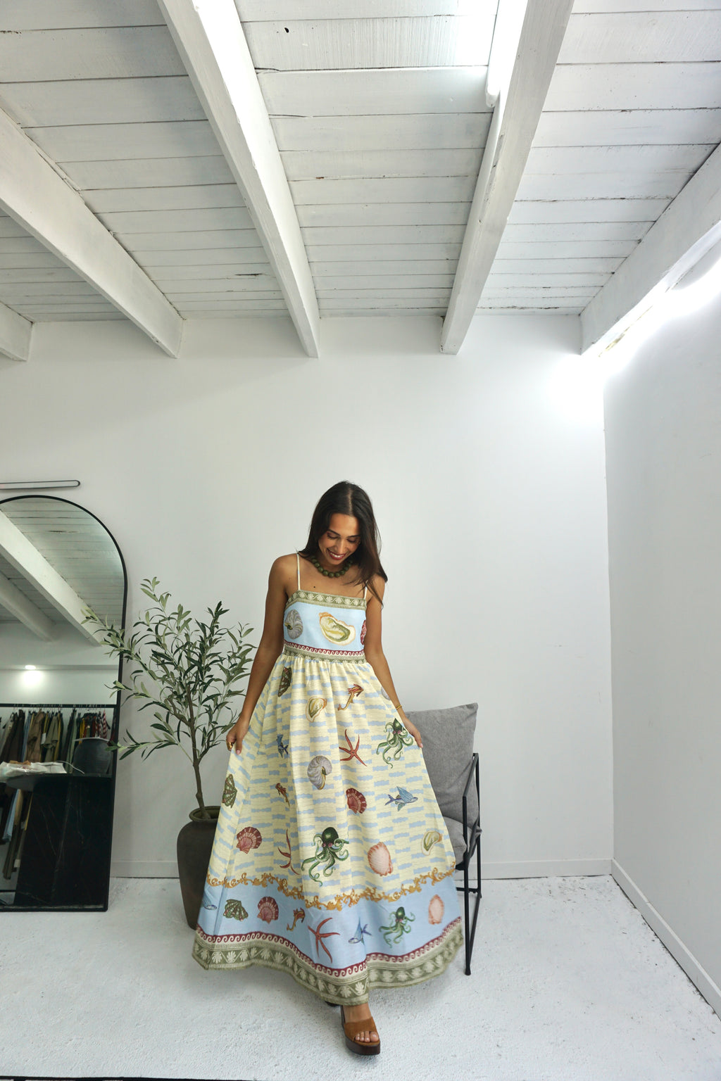 Vestido em Algodão