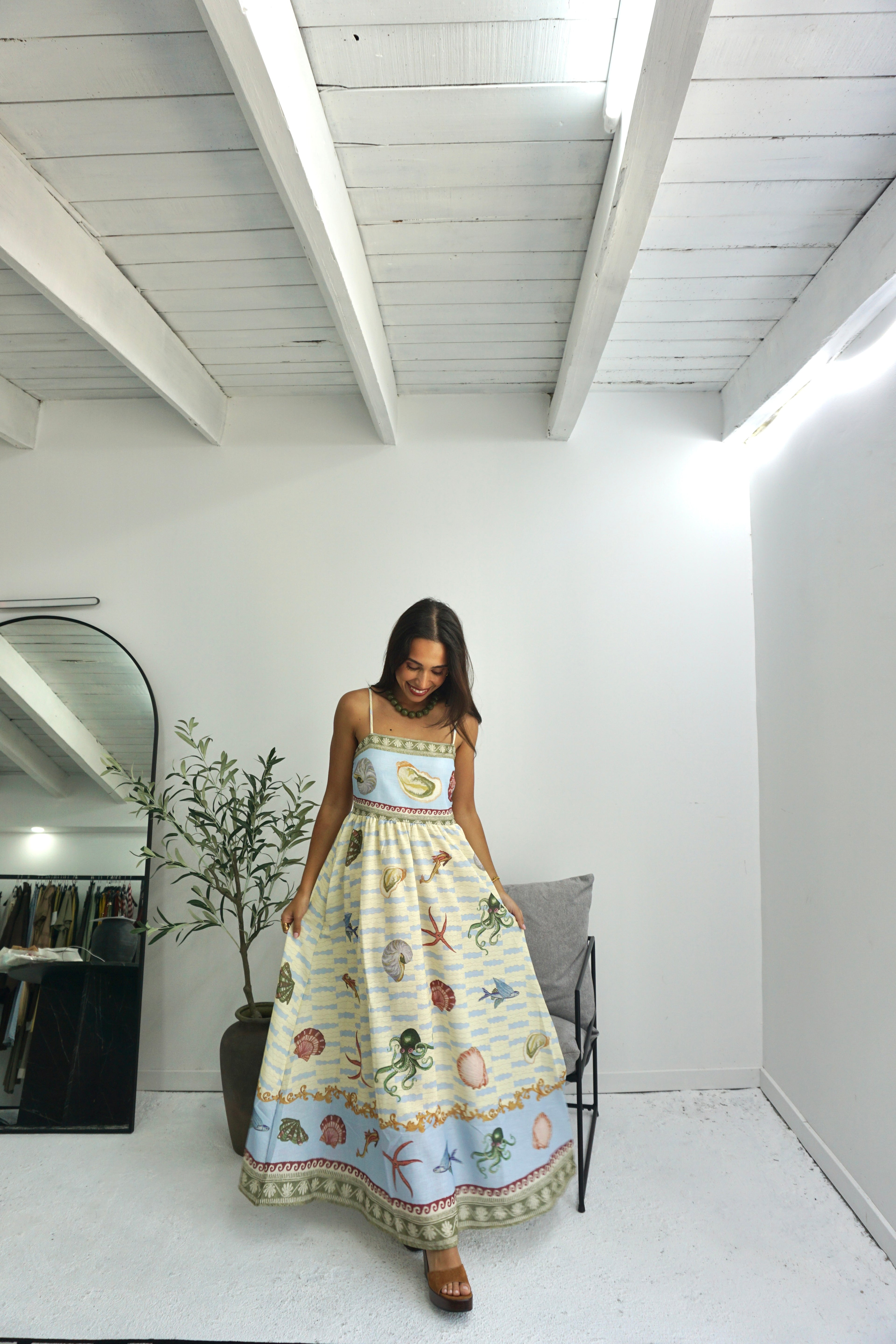 Vestido em Algodão