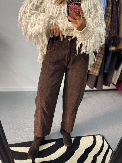 Calças Barrel Fit Bombazine