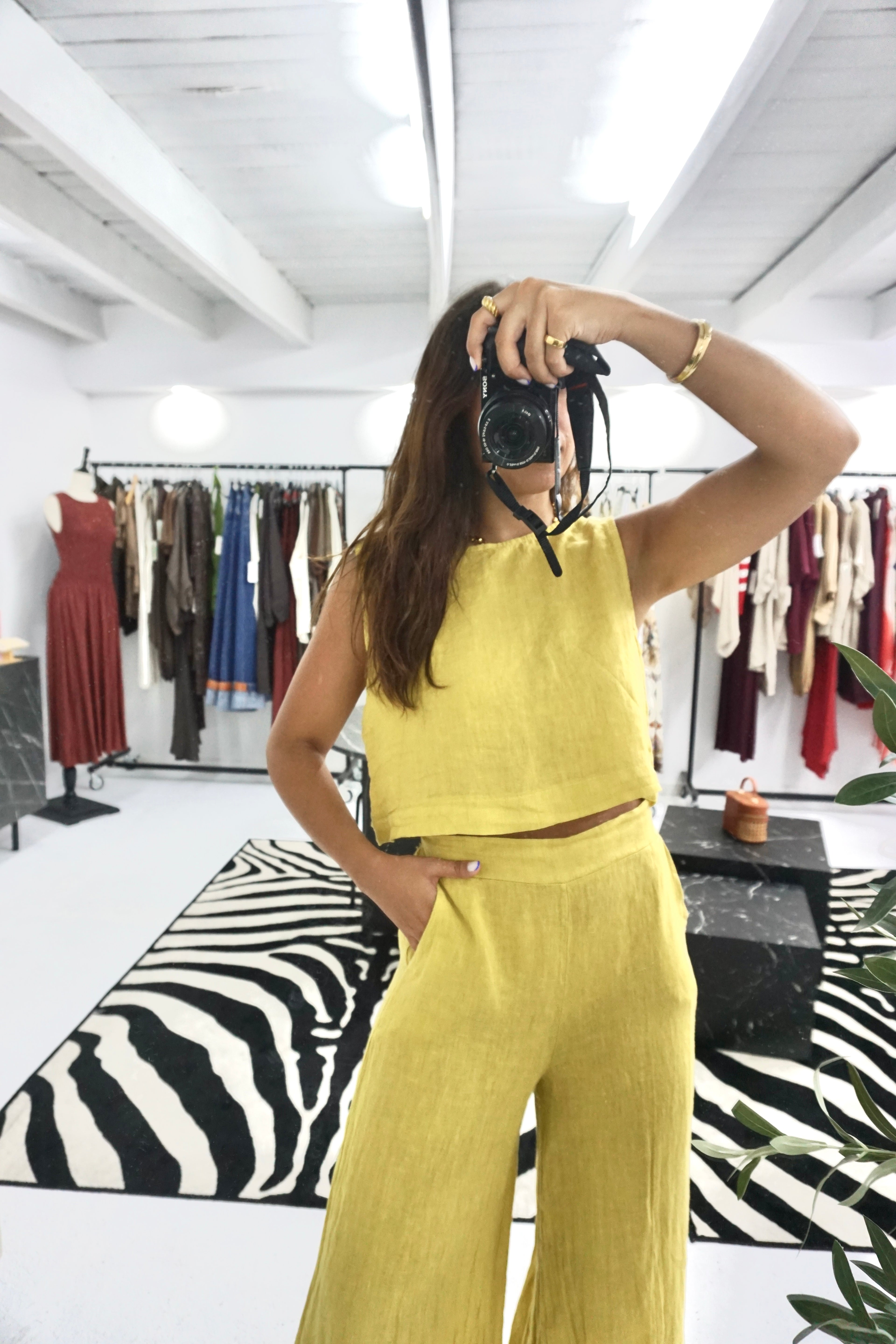 Conjunto 100% linho