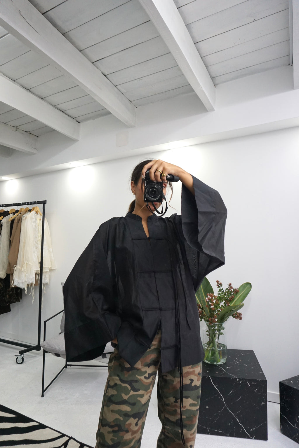 Blusa Estilo Asiático