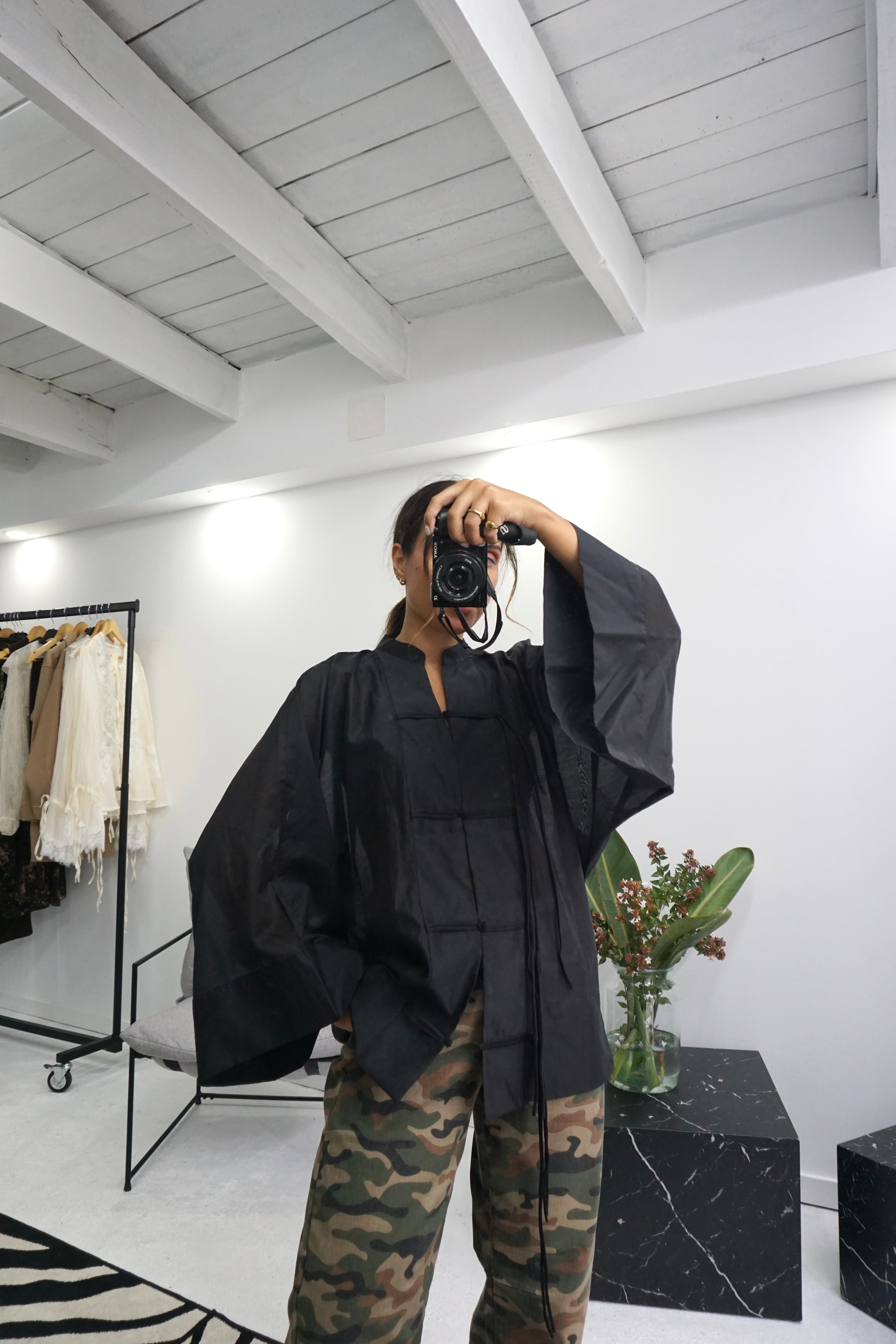 Blusa Estilo Asiático