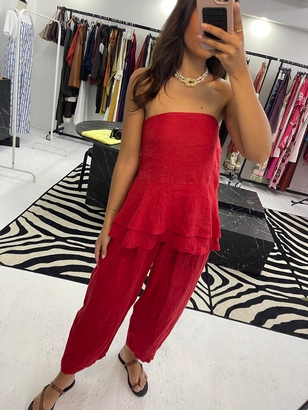 Conjunto 100% linho