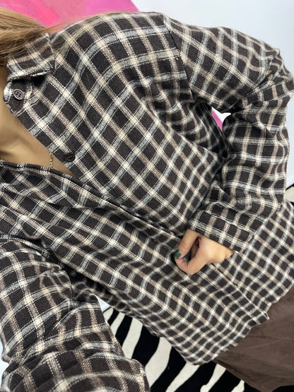 Camisa Flanela Oversized