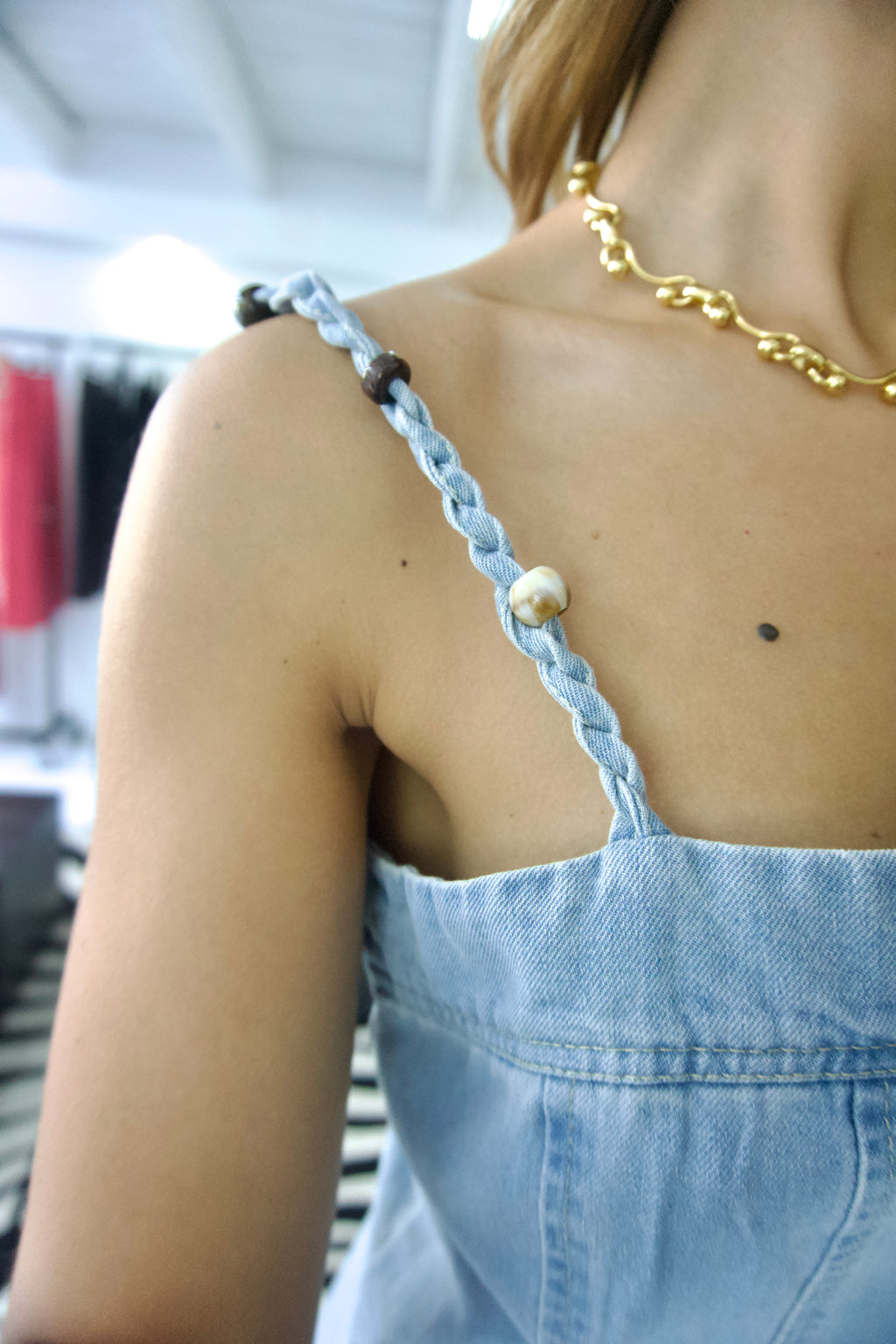 Vestido Denim Maxi