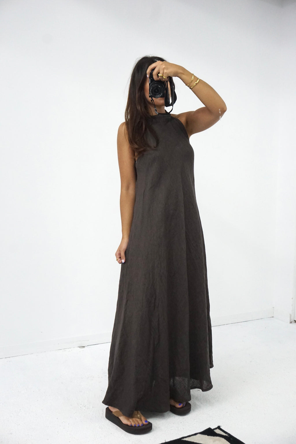 Vestido 100% linho