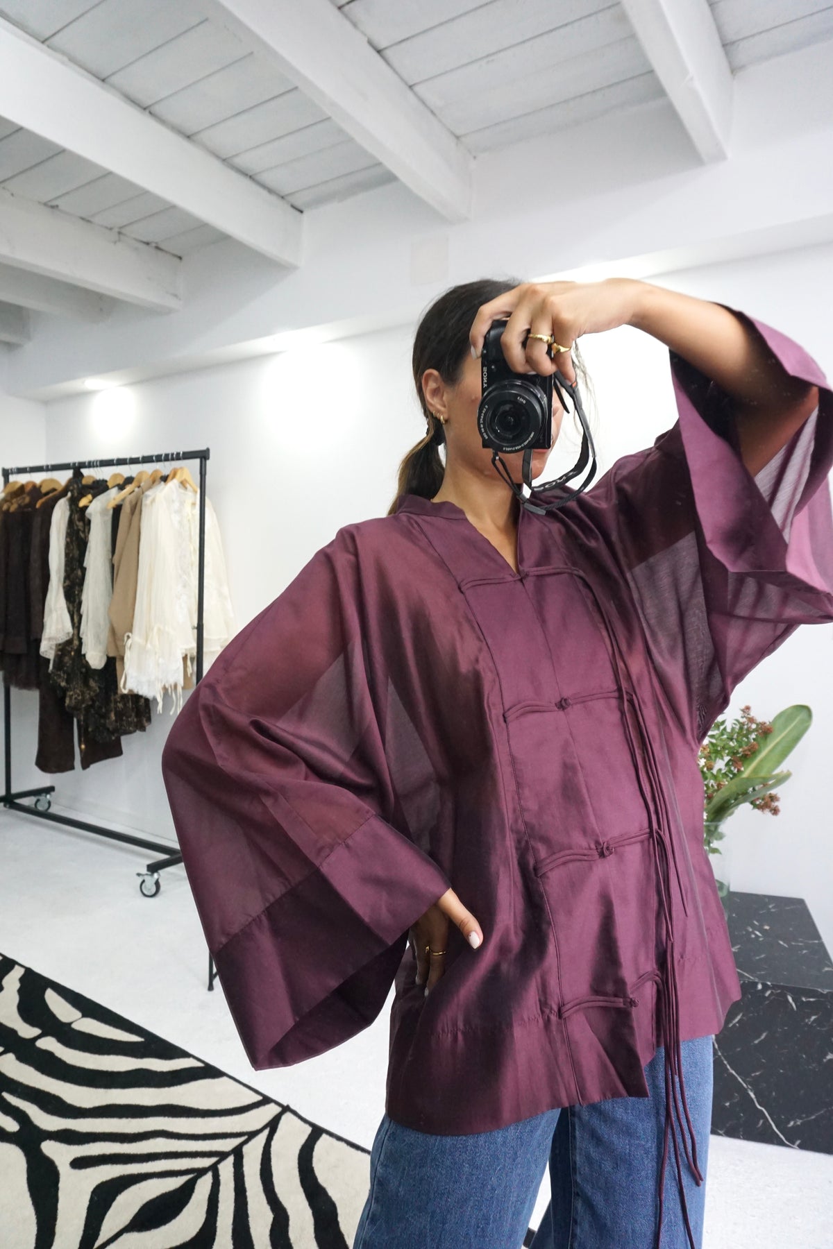 Blusa Estilo Asiático