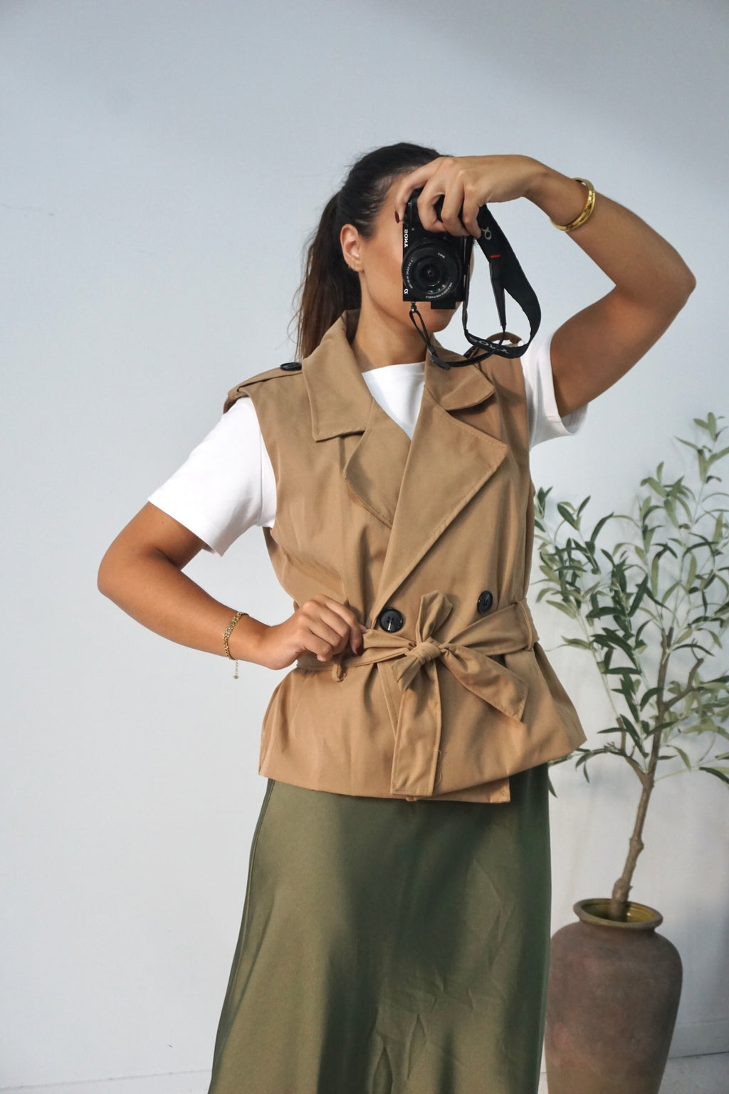Colete estilo Trench