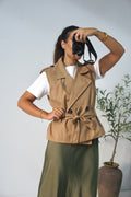 Colete estilo Trench