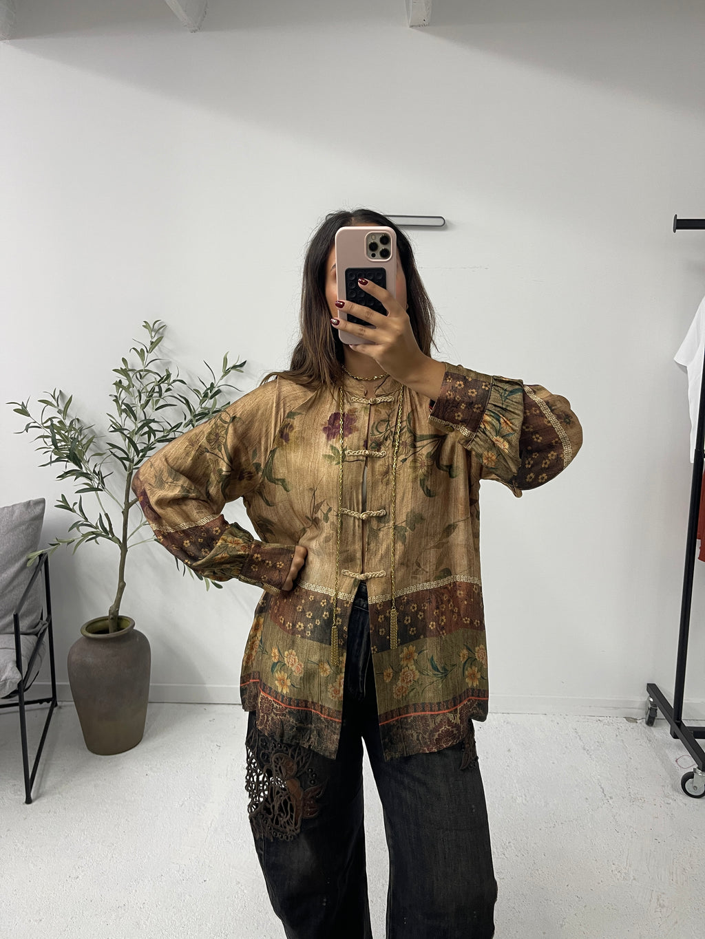 Blusa estilo asiática