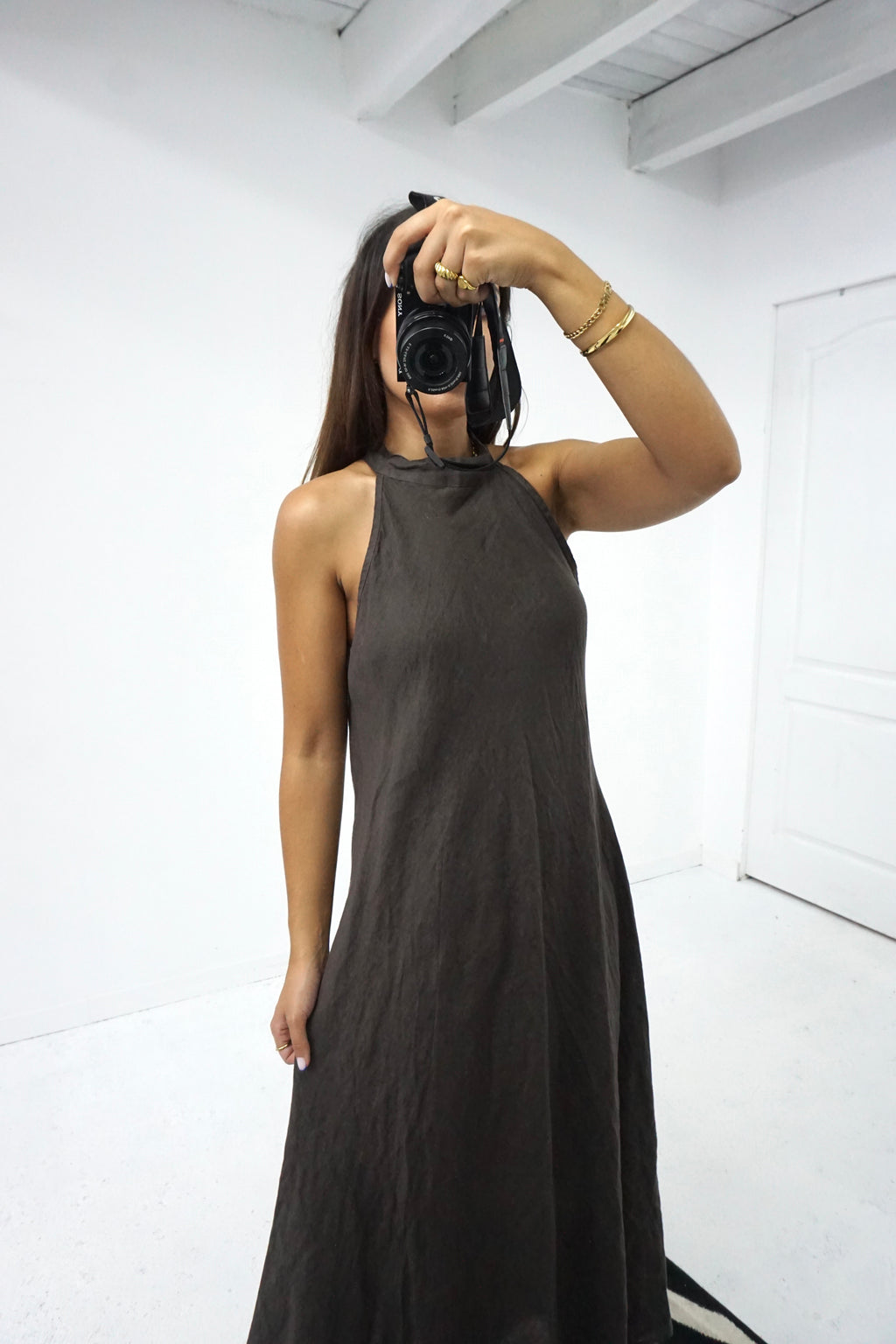 Vestido 100% linho