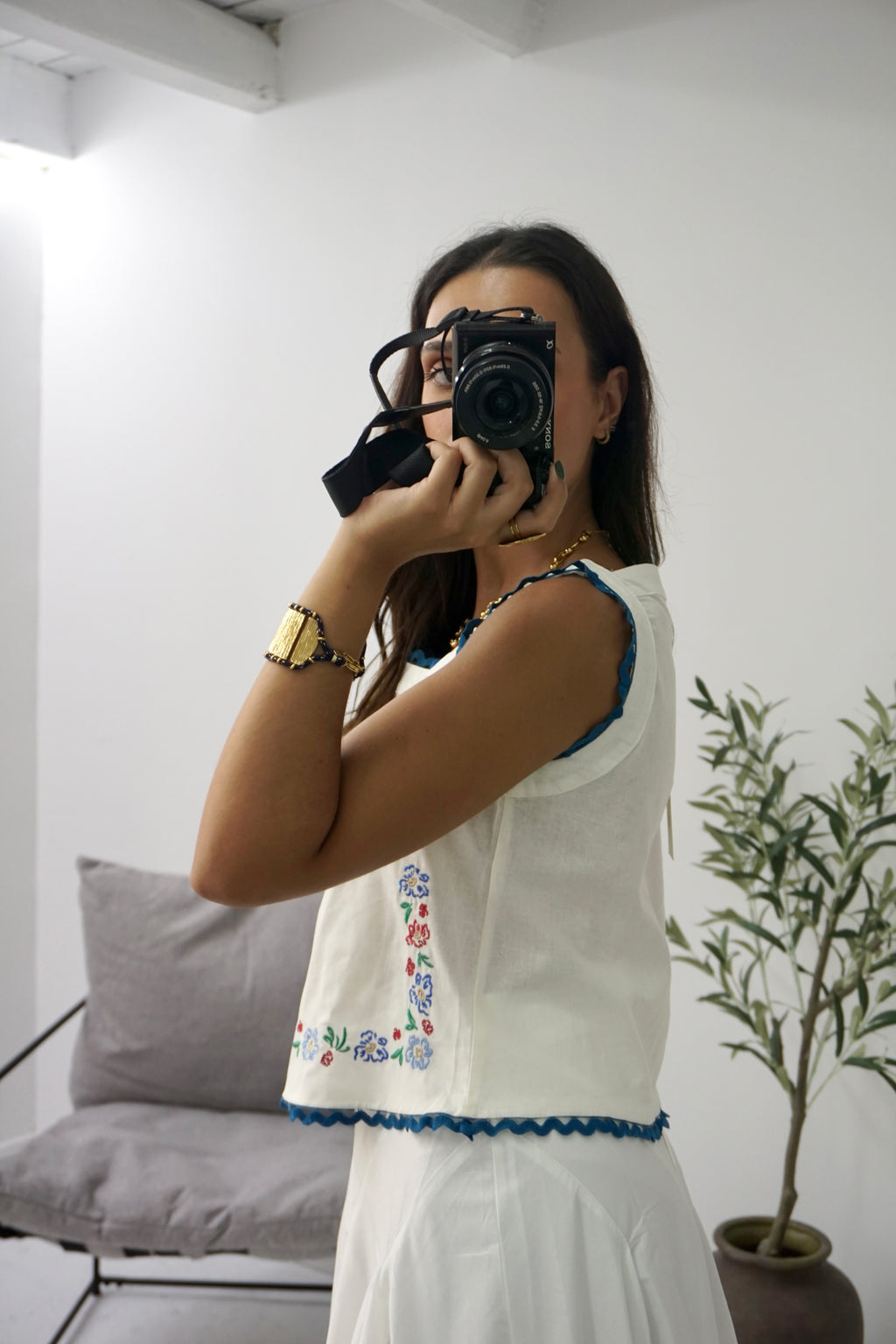Top Estilo Vintage