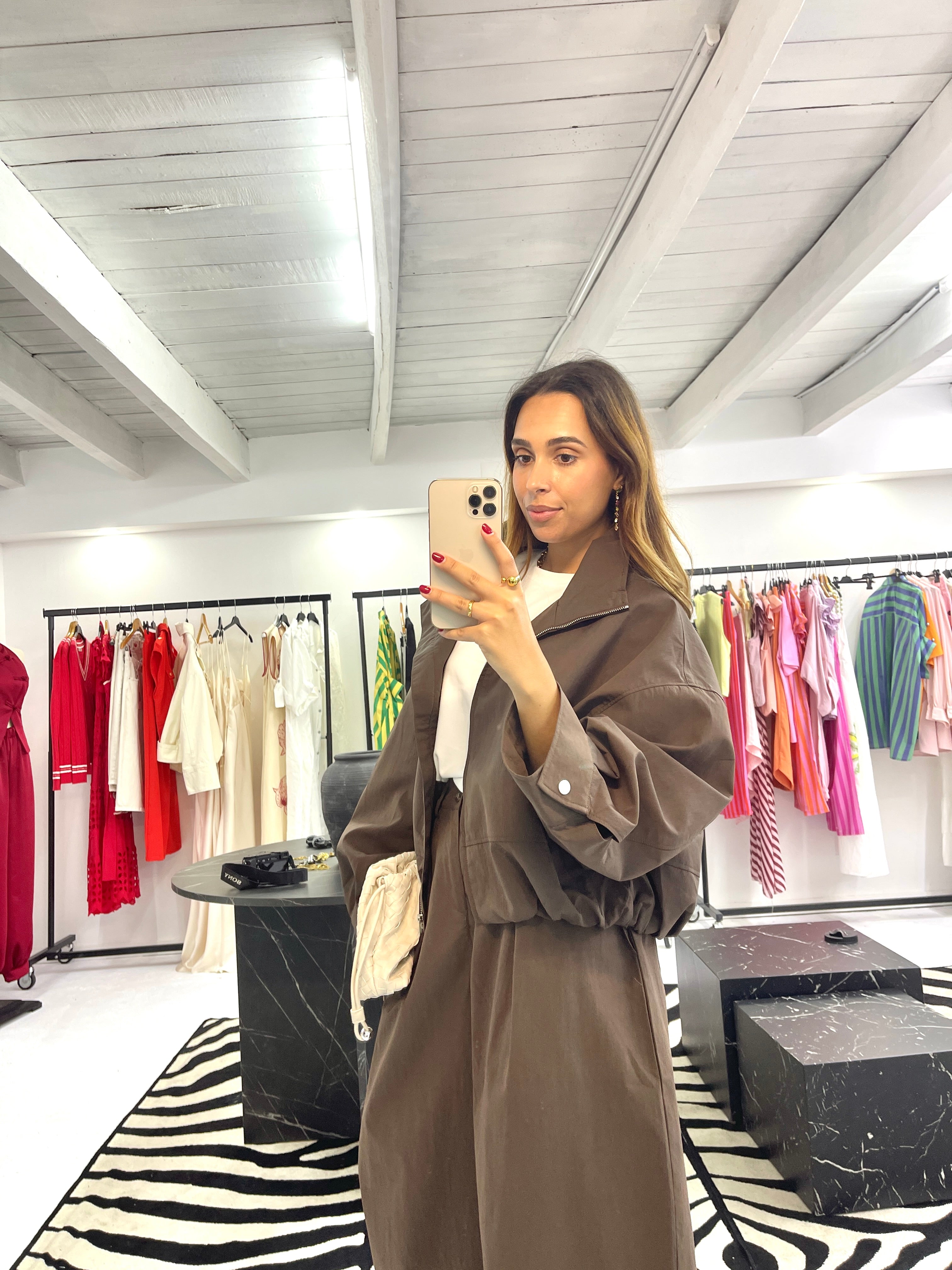 Conjunto Bomber e Calças