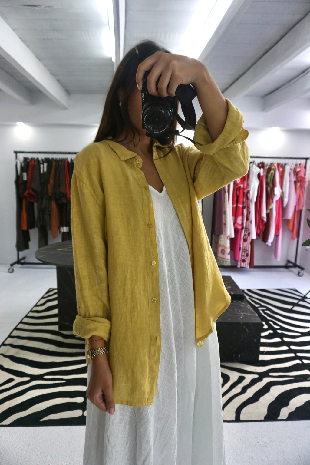 Camisa 100% Linho (várias cores)