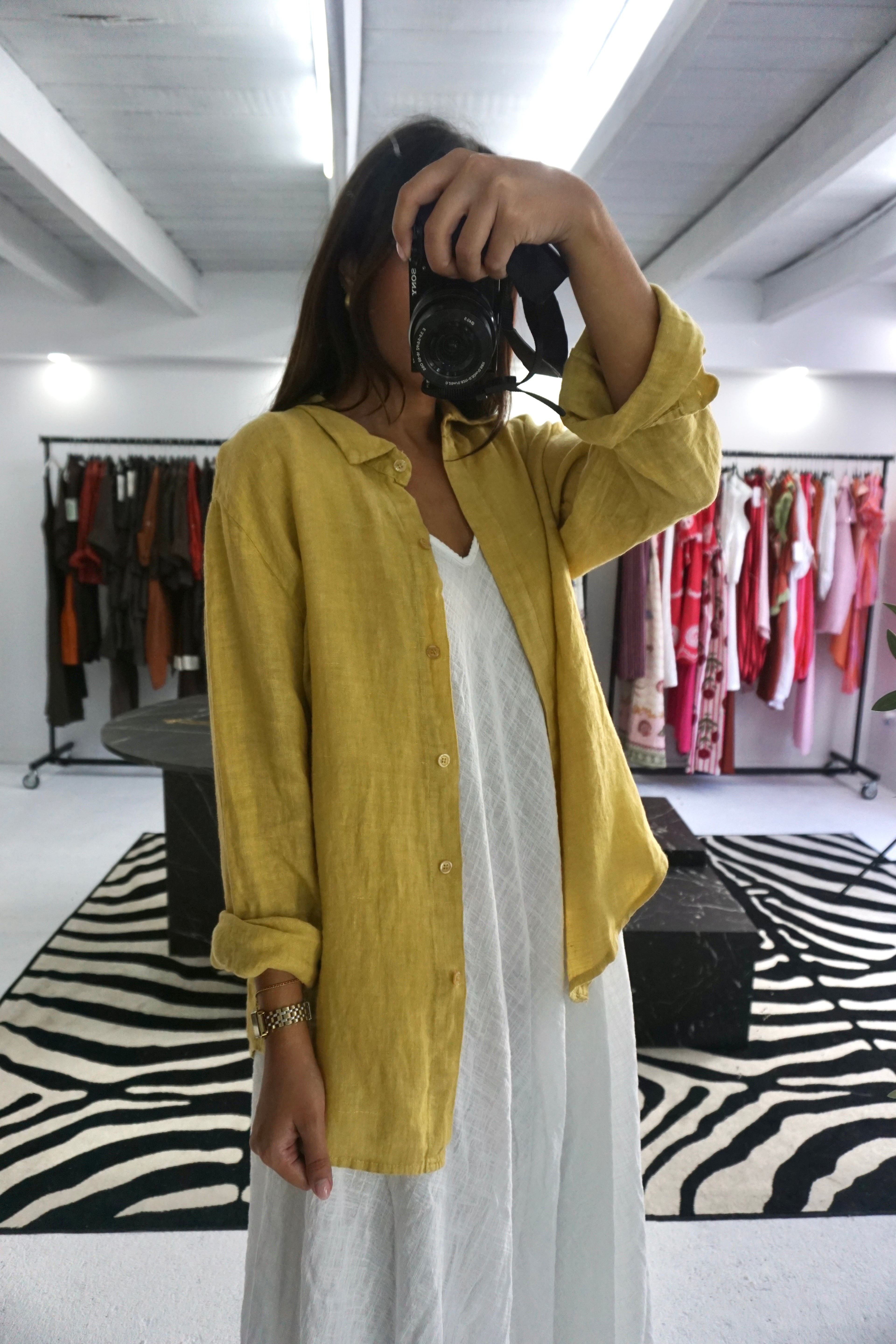Camisa 100% Linho (várias cores)