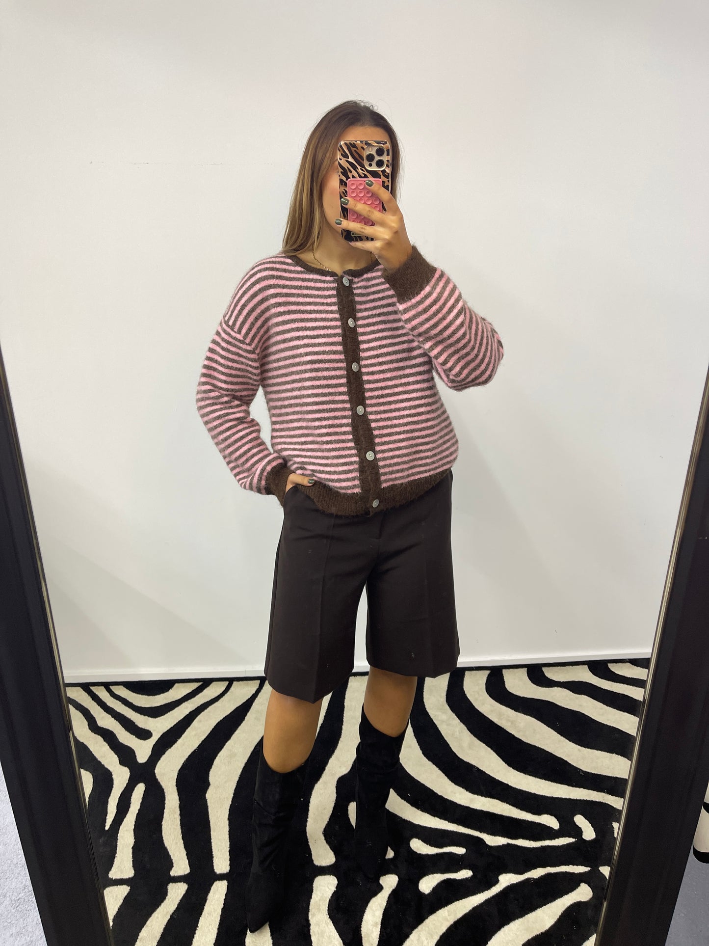 Calção estilo Bermuda