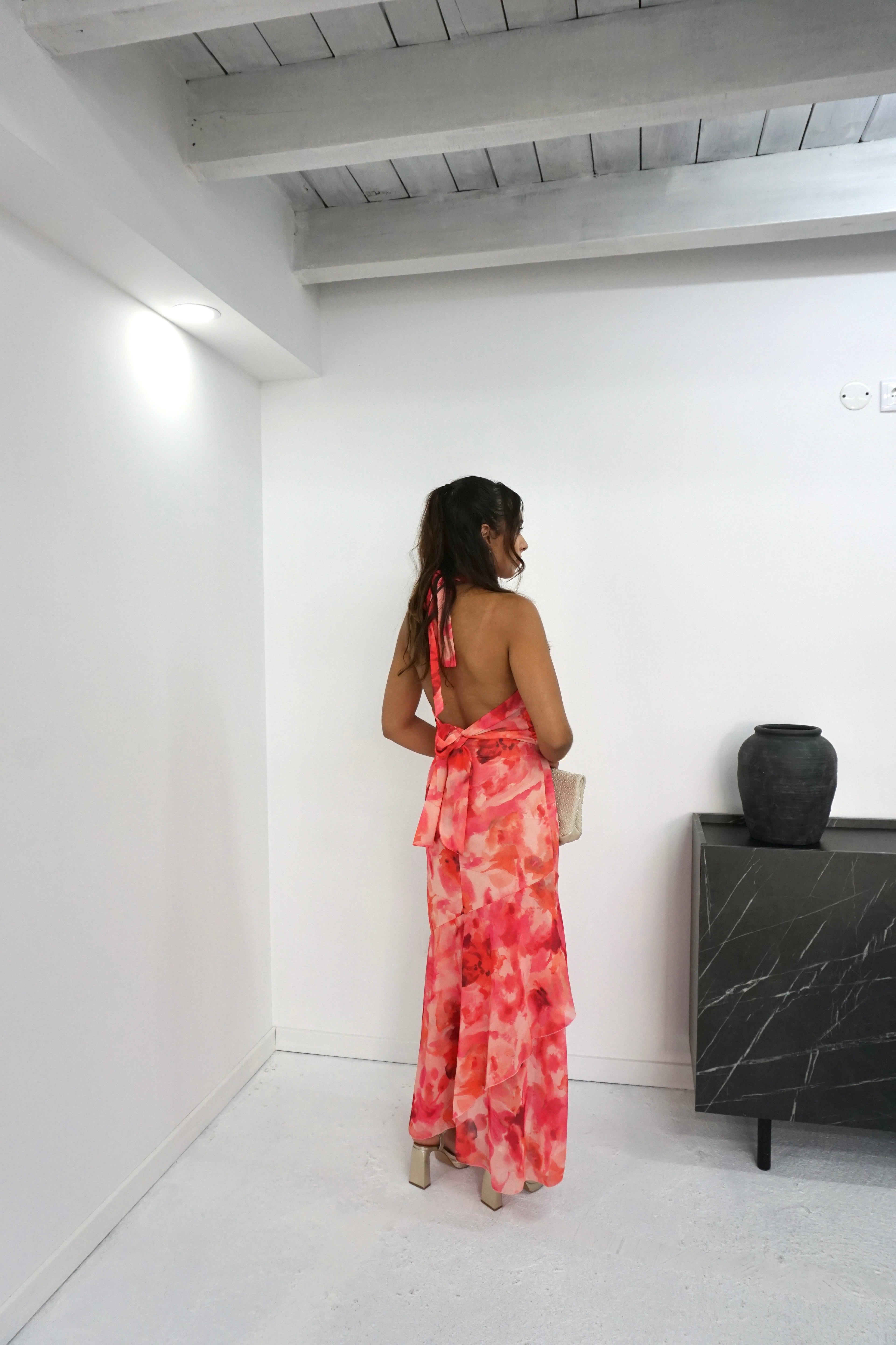Vestido Costas Abertas