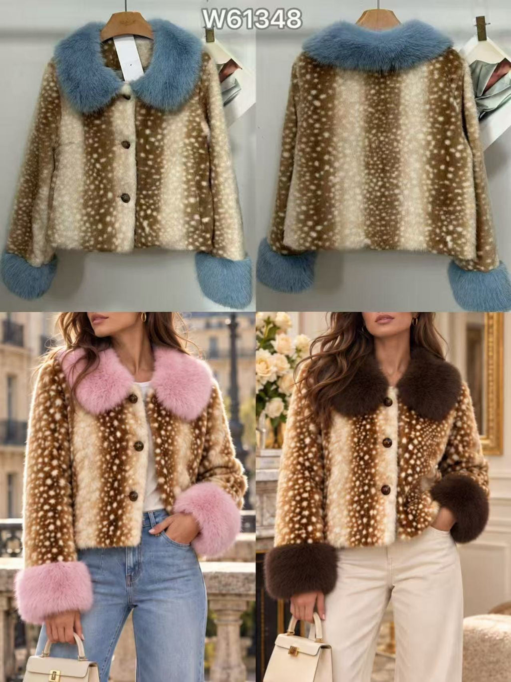 Casaco Bambi Print (3 cores)