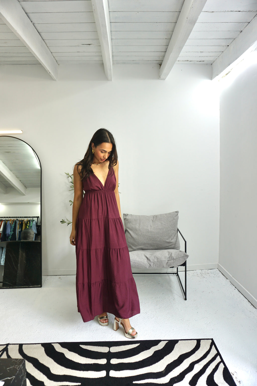 Vestido Viscose